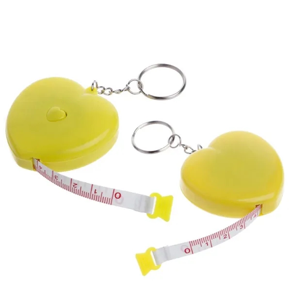 Heart Shape Tape Measure Keychain 7