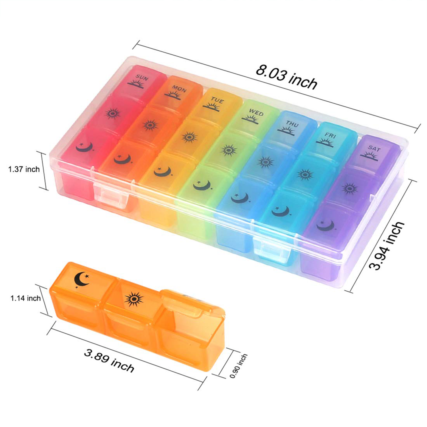 Weekly Pill Organizerbox 3