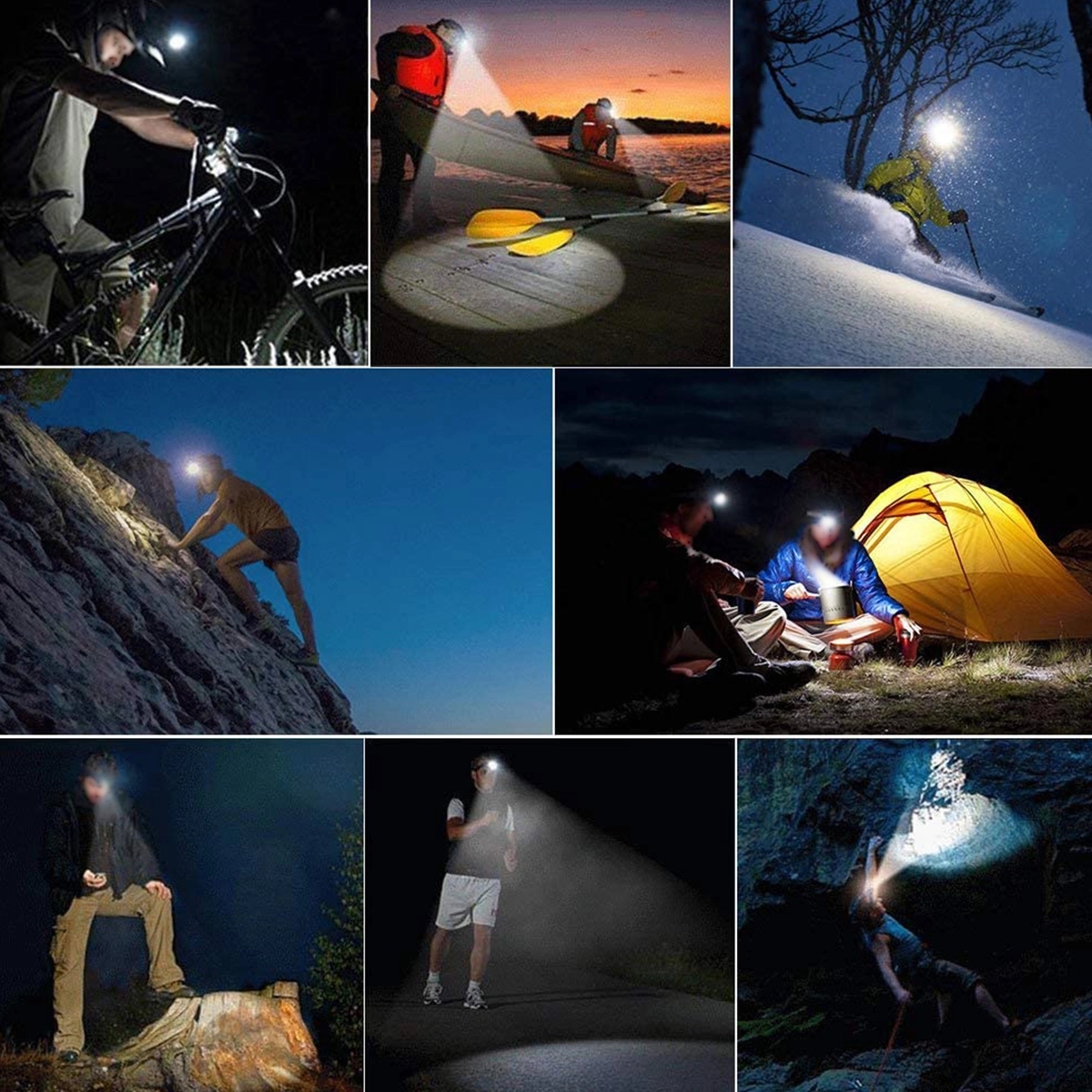 Led Rechargeable Headlamp 4