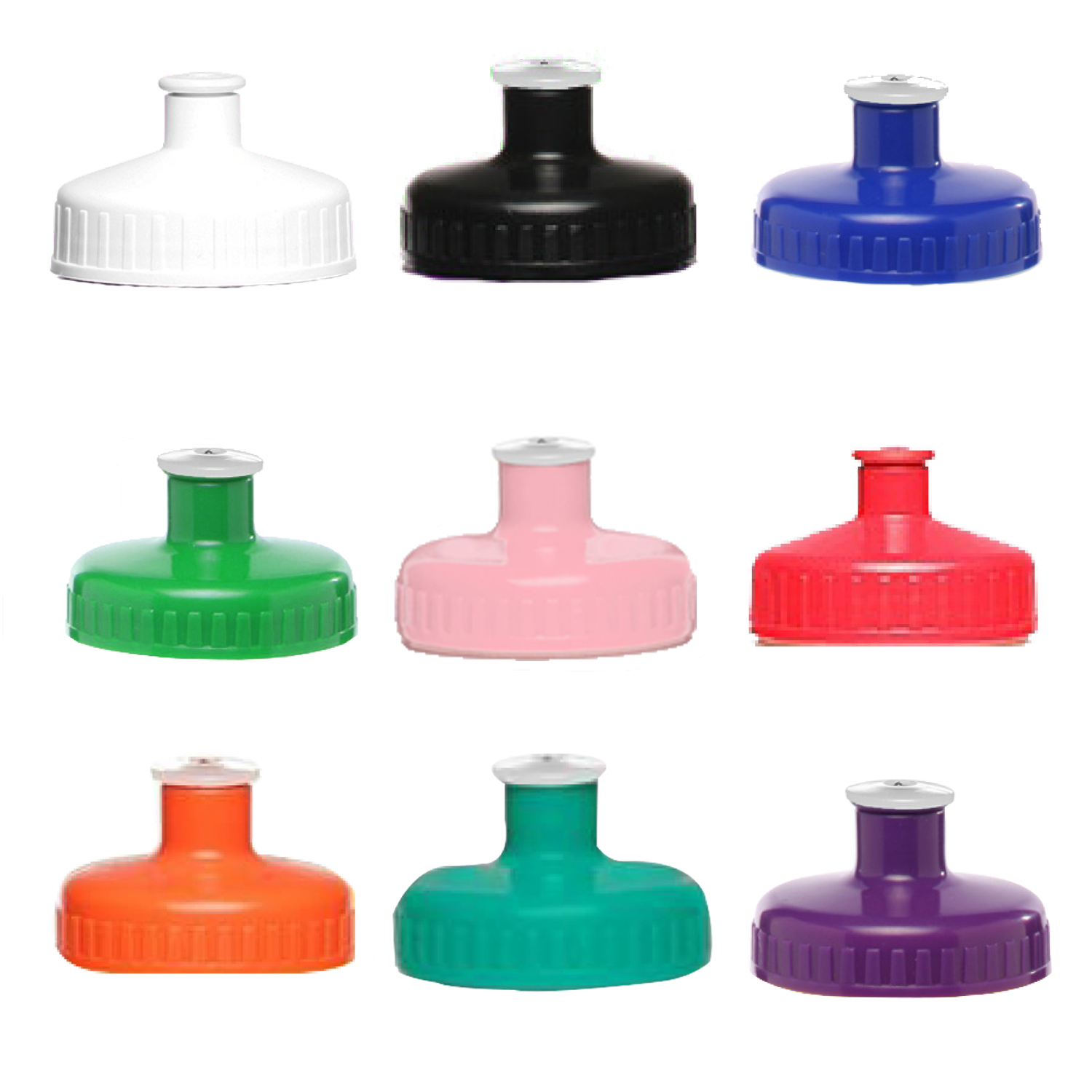 20 oz. USA Made White Plastic Water Bottles w/ Push Cap 3