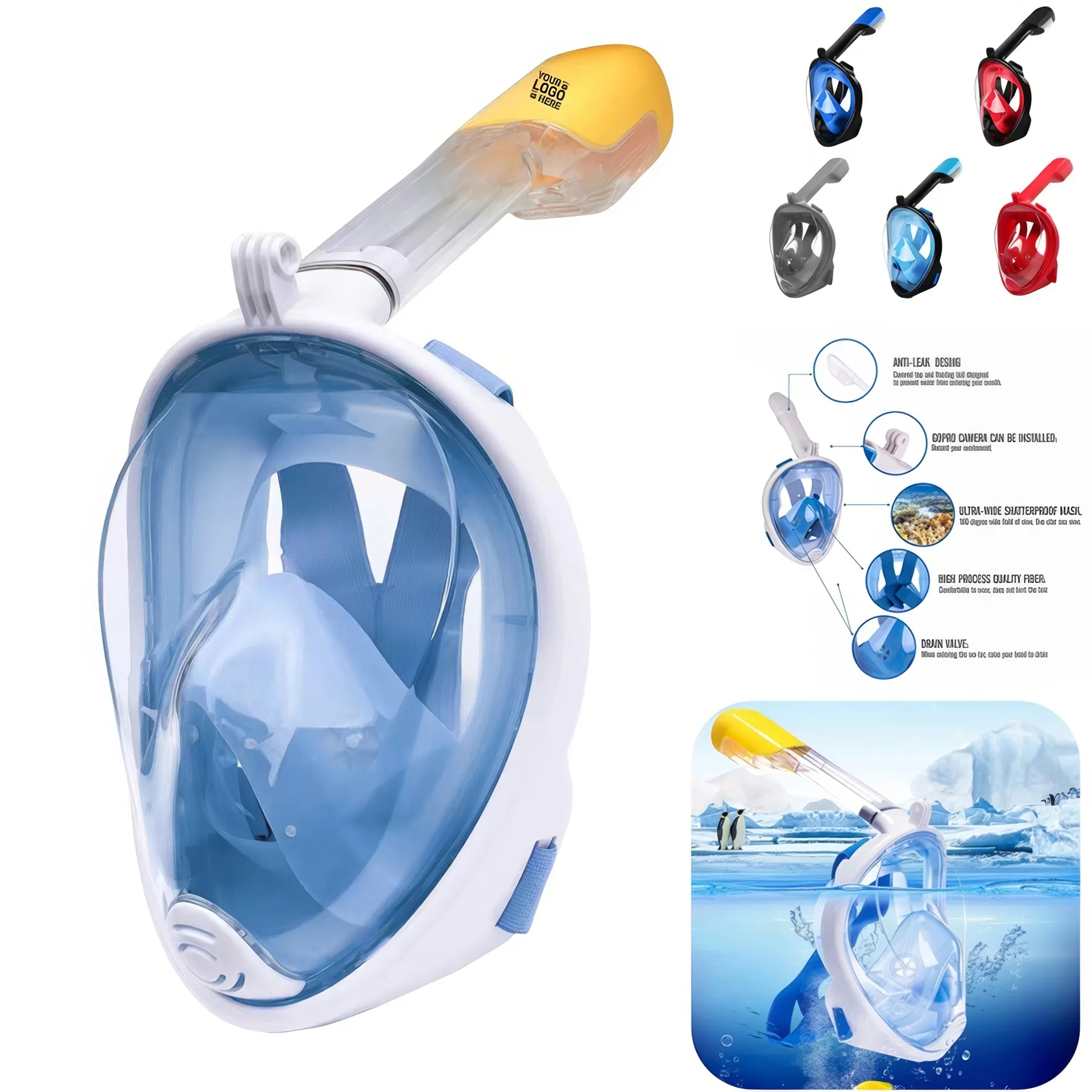 Full Face Snorkel Mask 2