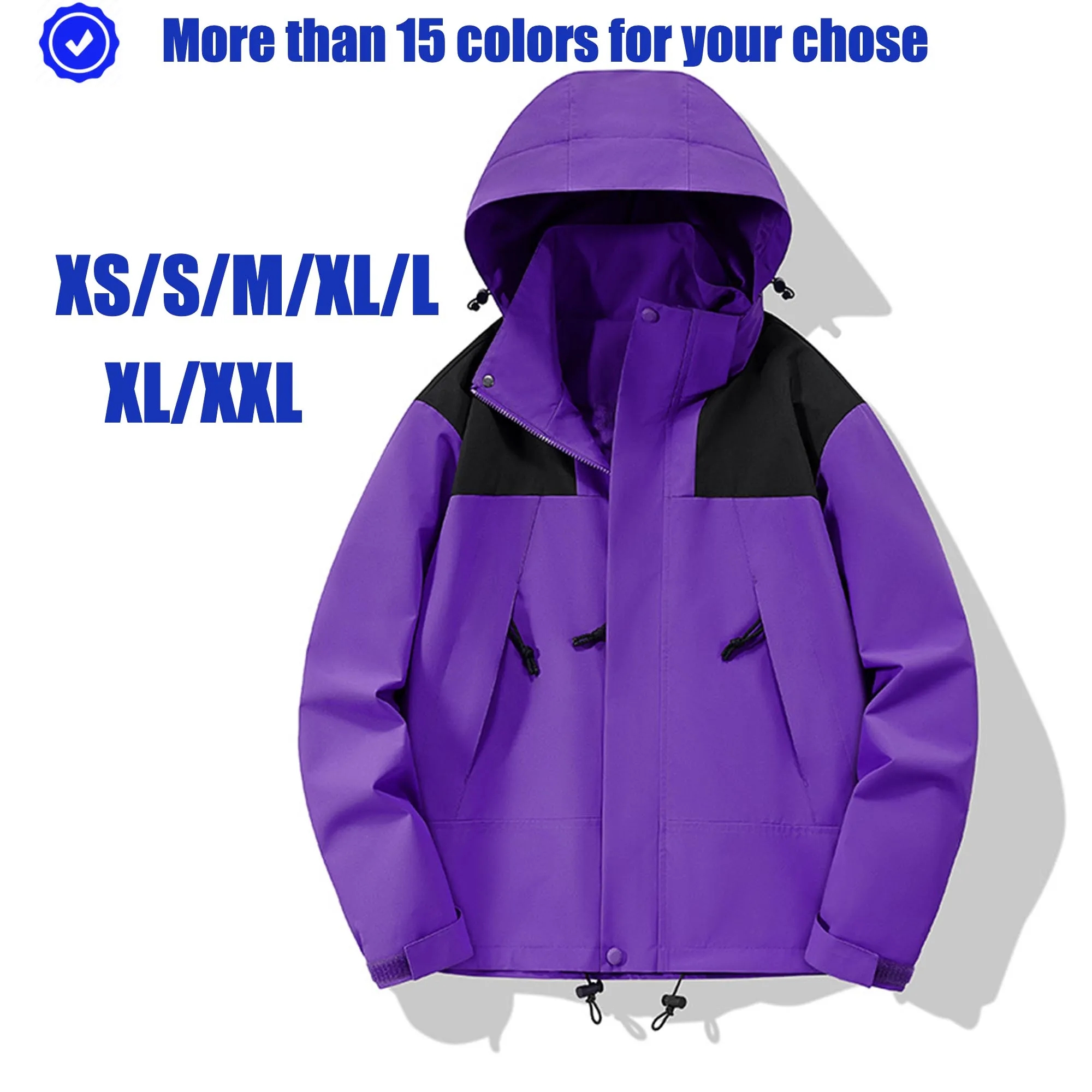 Unisex Outdoor Shell Jacket Adventure Autumn Coat Windbreake 3