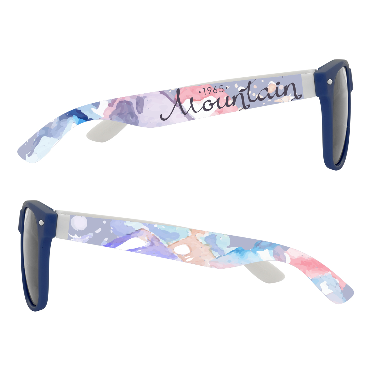 Full Color Colorblock Malibu Sunglasses 49