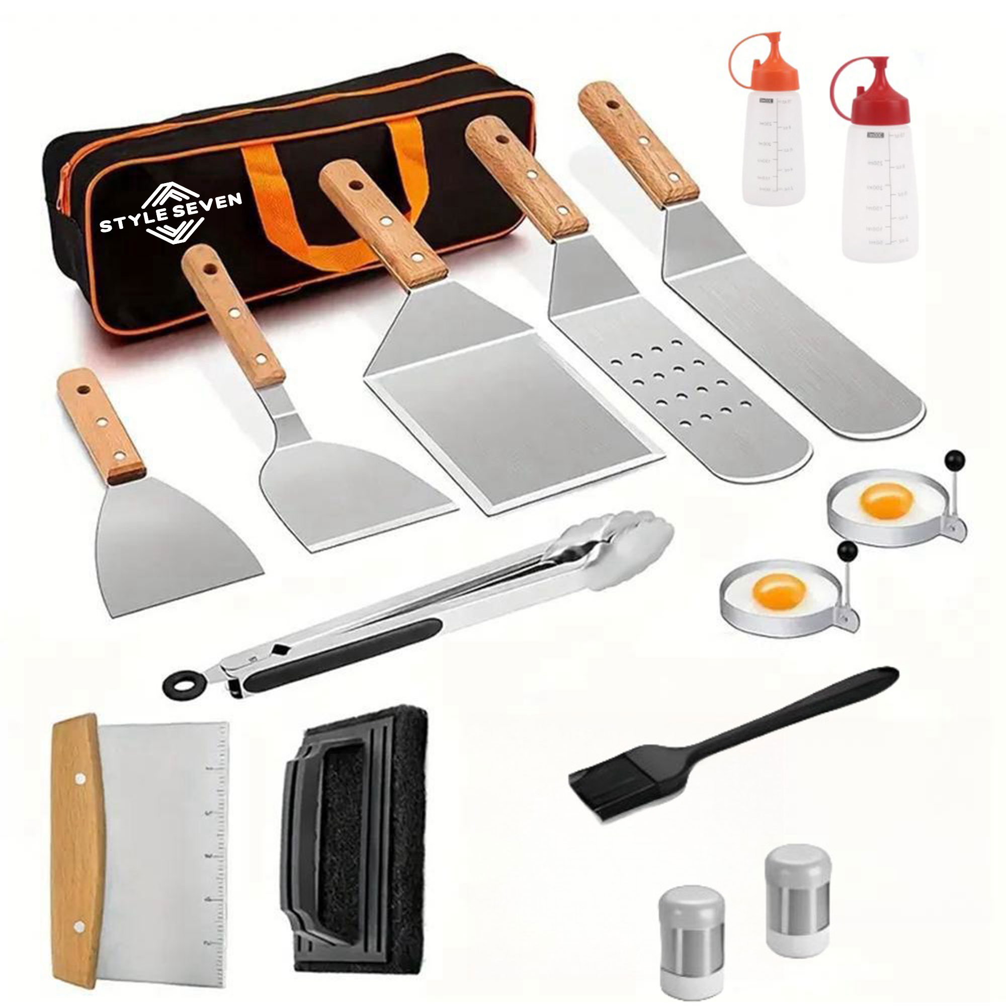 BBQ Accessory Set With Heat-Resistant Handle 2