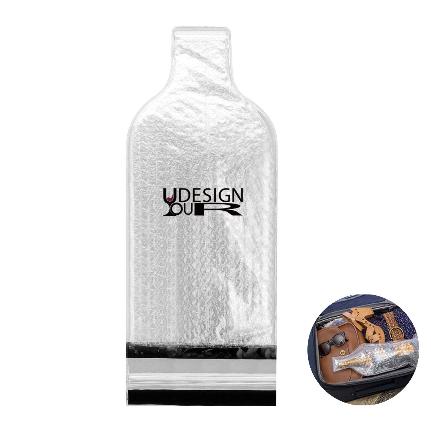 Travel Wine Protector Bag, Leak-Proof Design 2