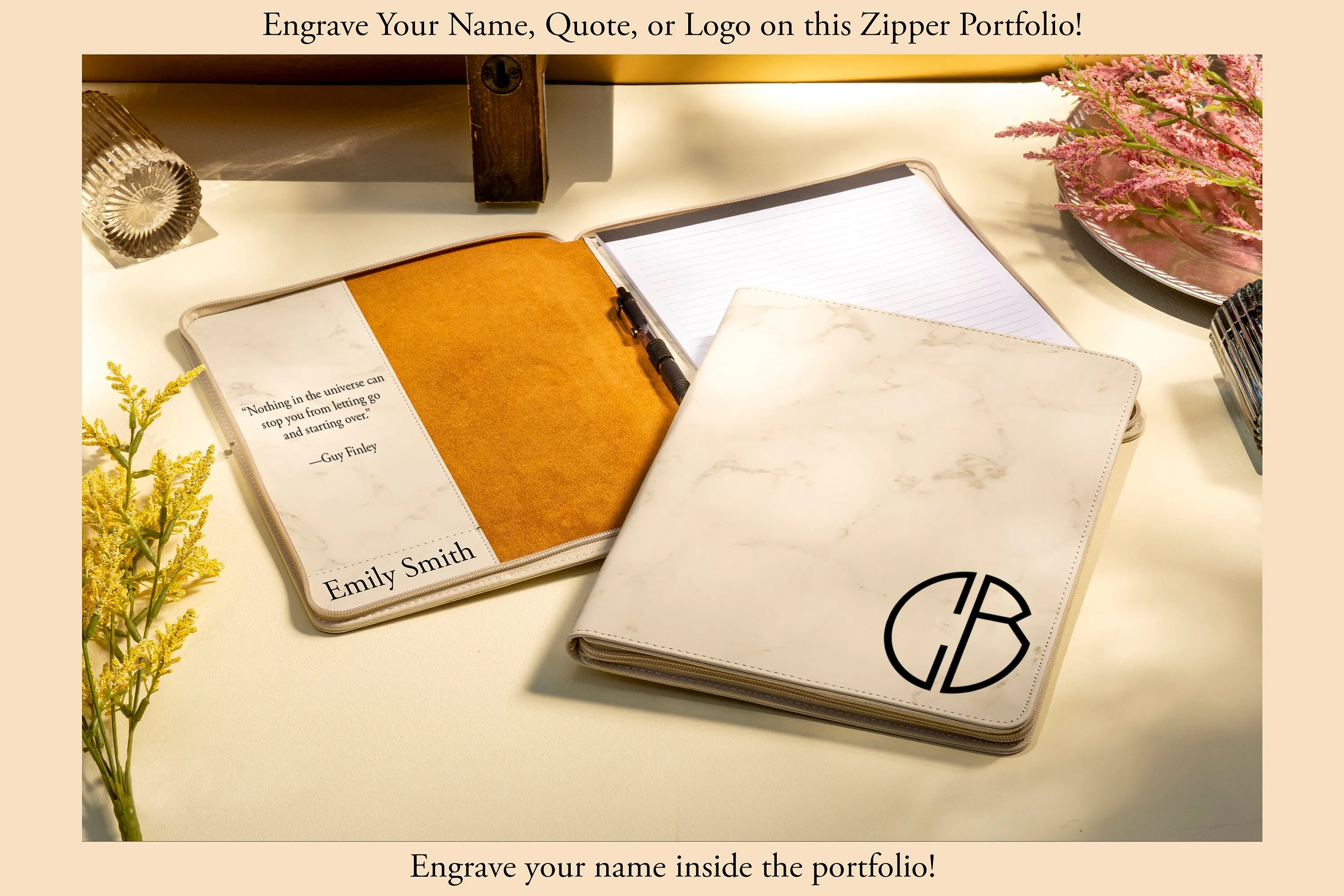 Custom Business Gift Refillable Portfolio 2
