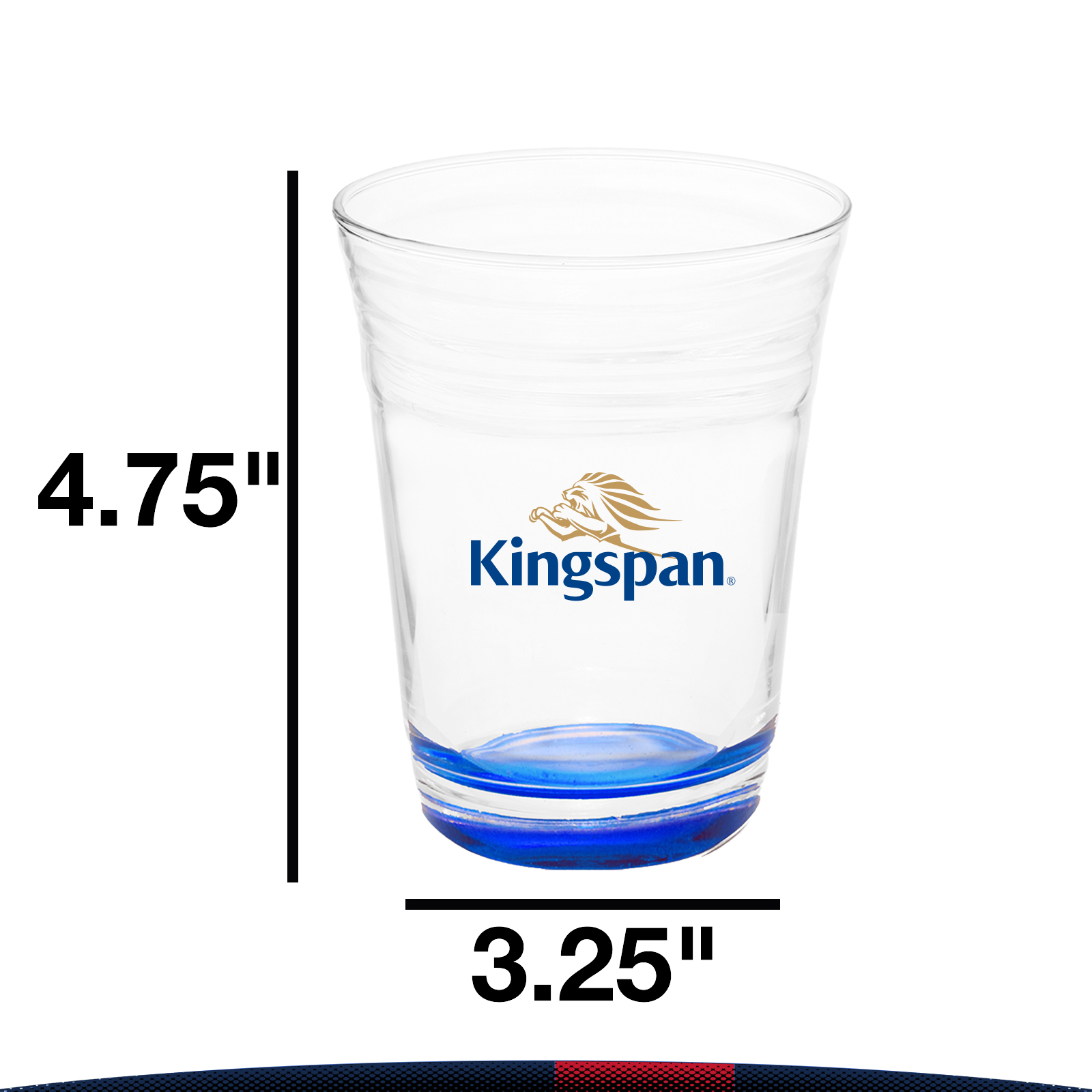 16 oz. Vlen Clear Glass Pint Cups 7