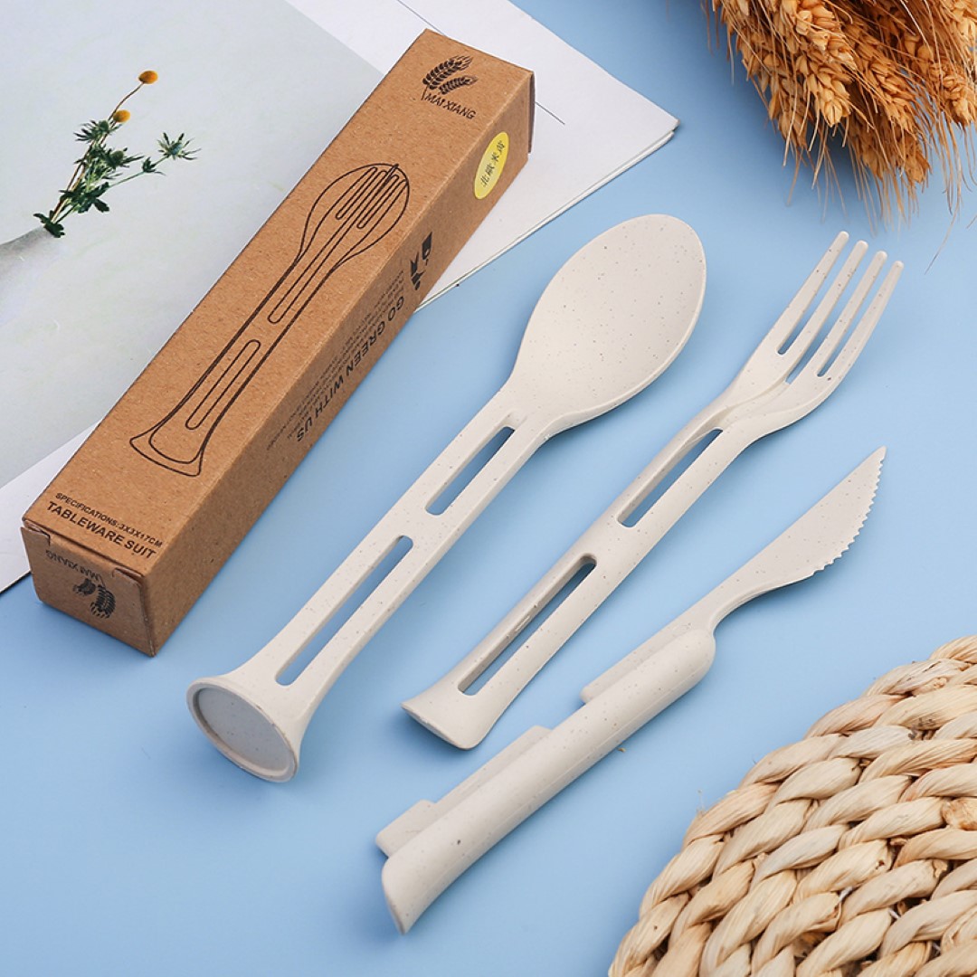 3 in 1 Knife, Fork, Spoon Utensils Set 9