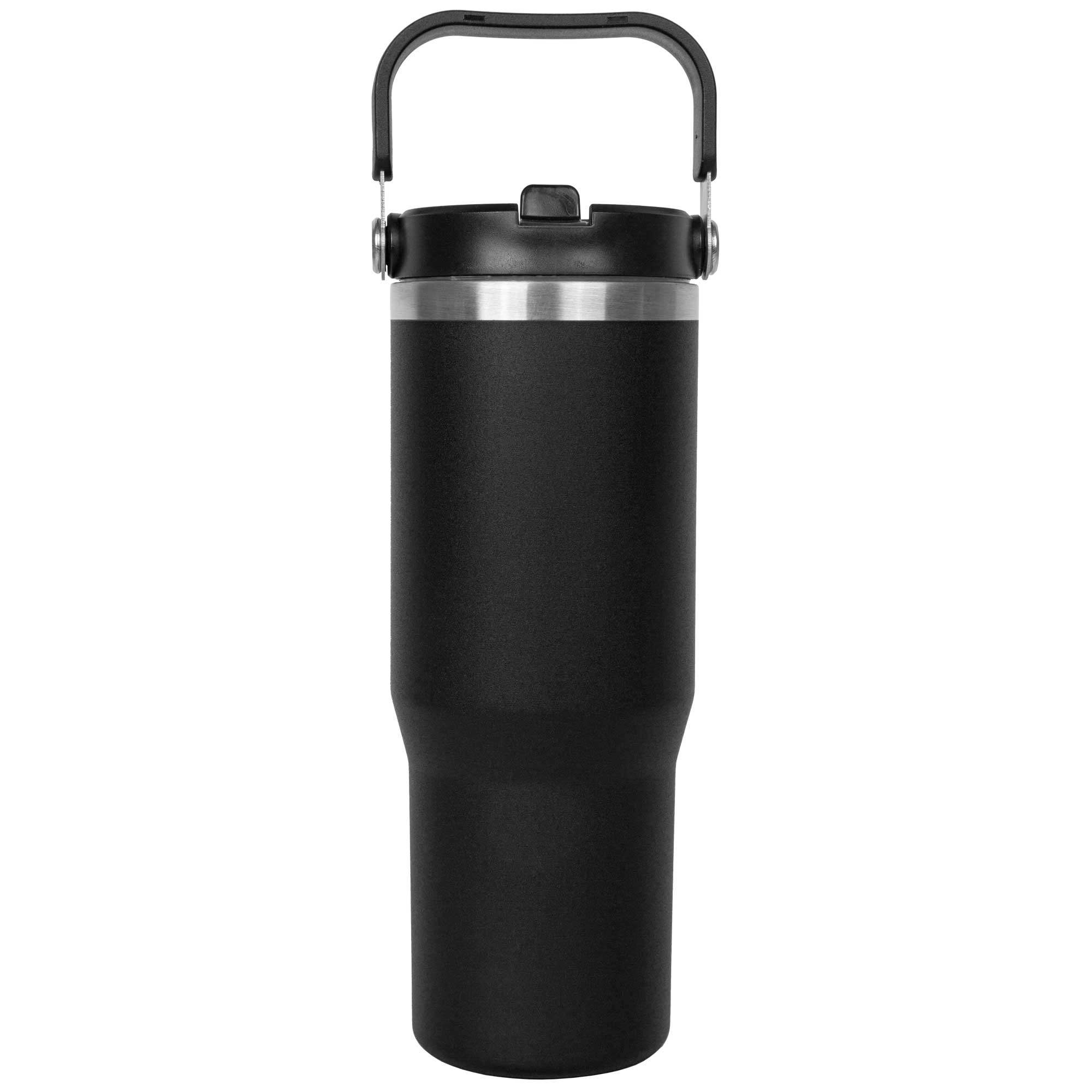 30oz. Stainless Steel Insulated Mug with Handle and Built-In 4