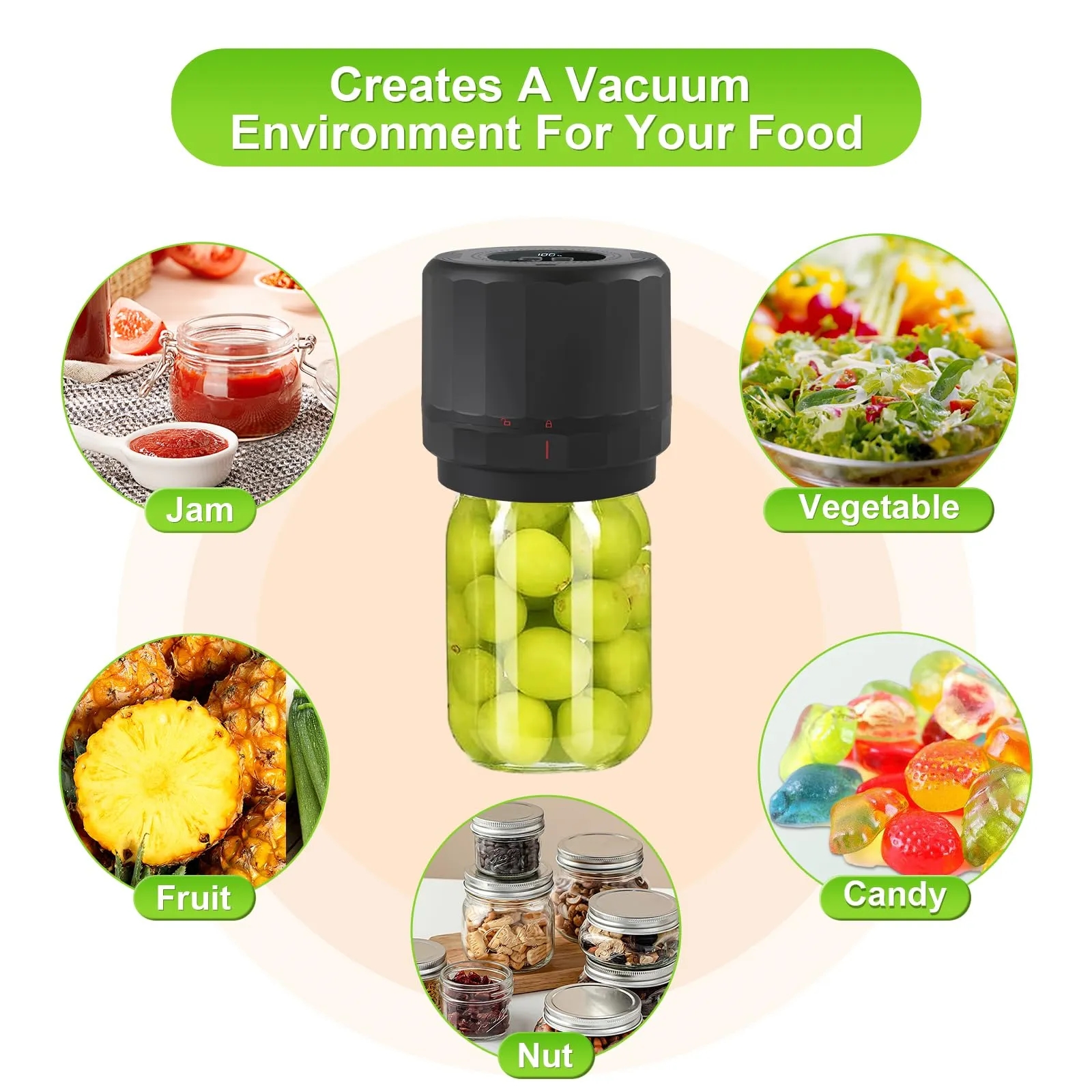 Electric Jar Vacuum Sealer 2