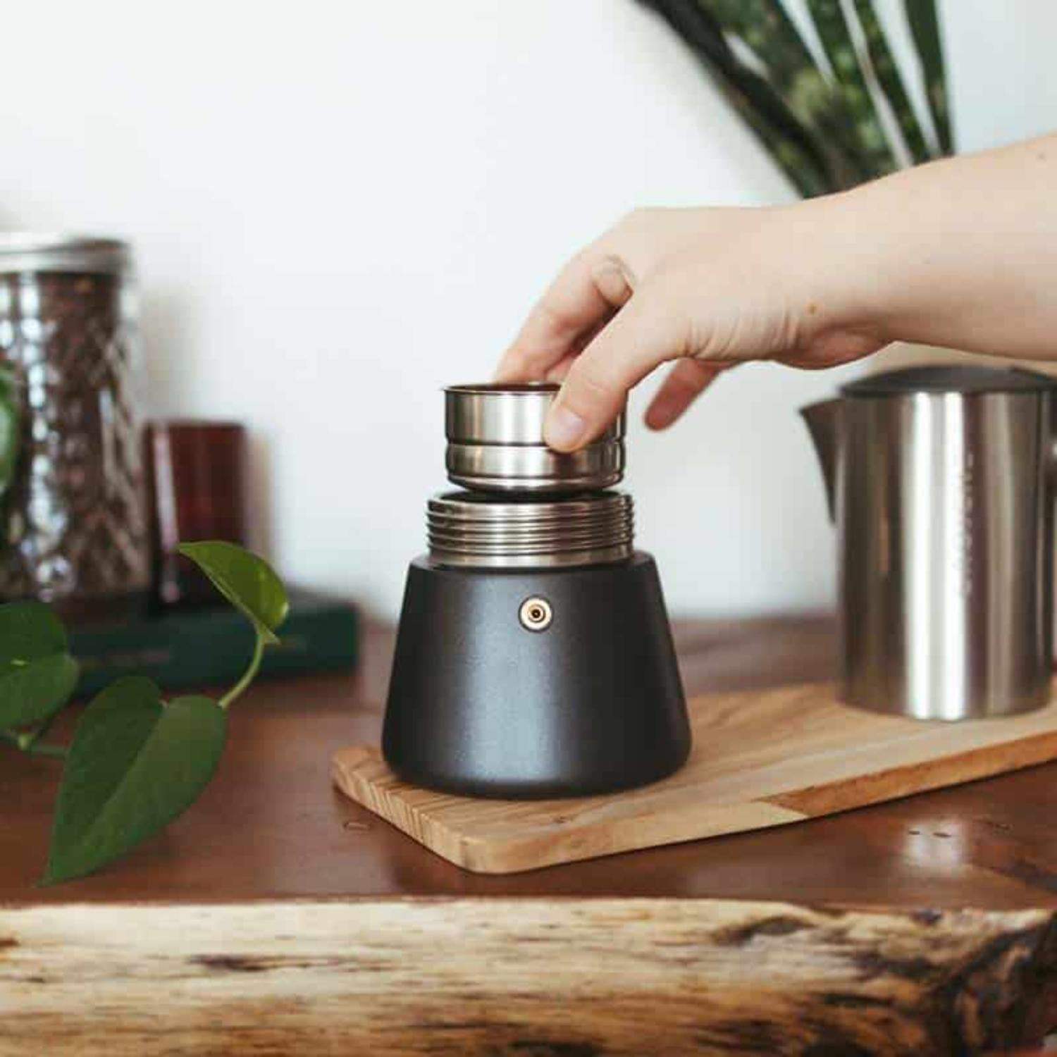 GROSCHE® MILANO Steel 10 Cup Stovetop Moka Pot Espresso Coffee Maker 3