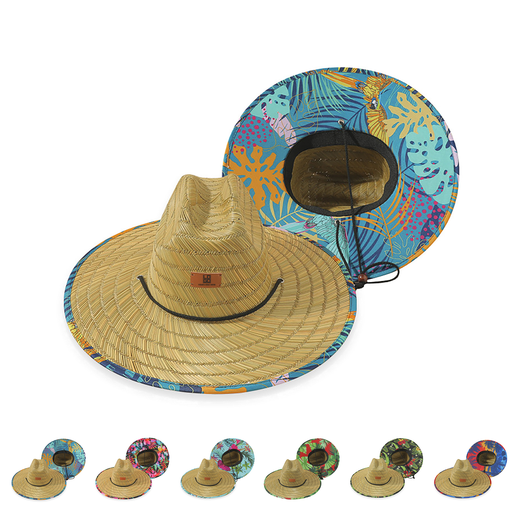 Straw Sunshade Big Eaves Hat 2