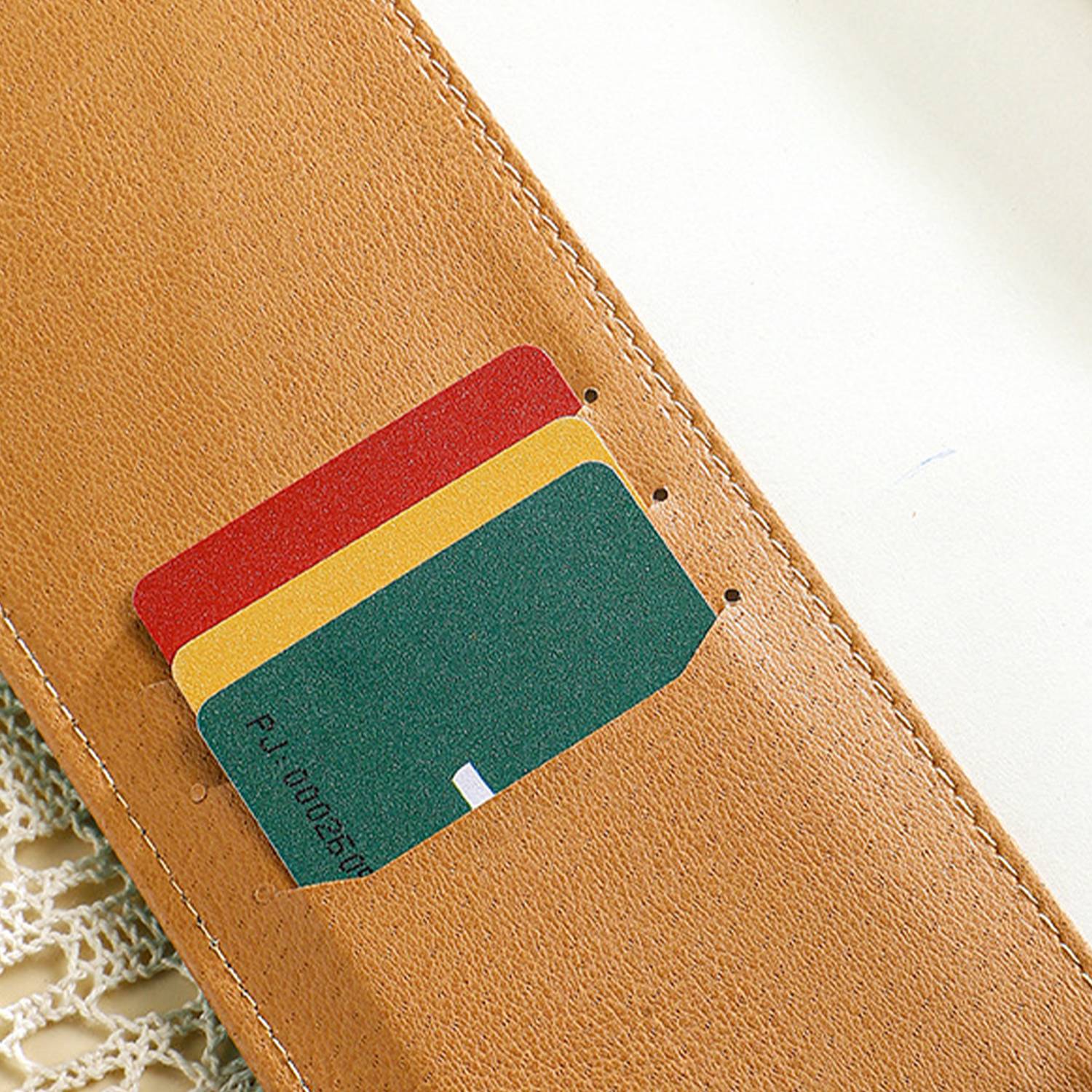 A5 PU Leather Business Notebook w/ Password Lock 5