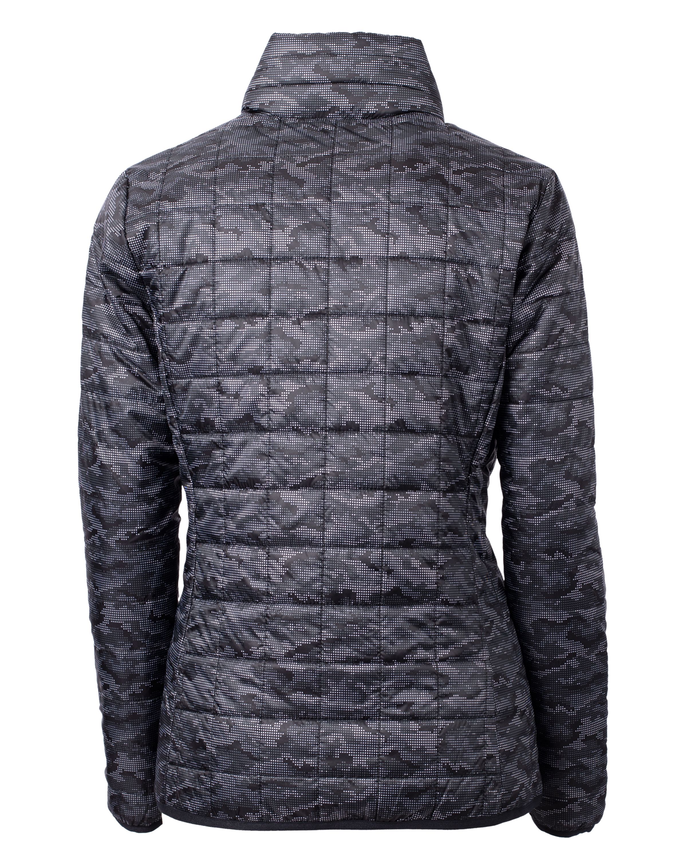 Rainier PrimaLoft Womens Eco Insulated Full Zip Printed Puffer Jacket