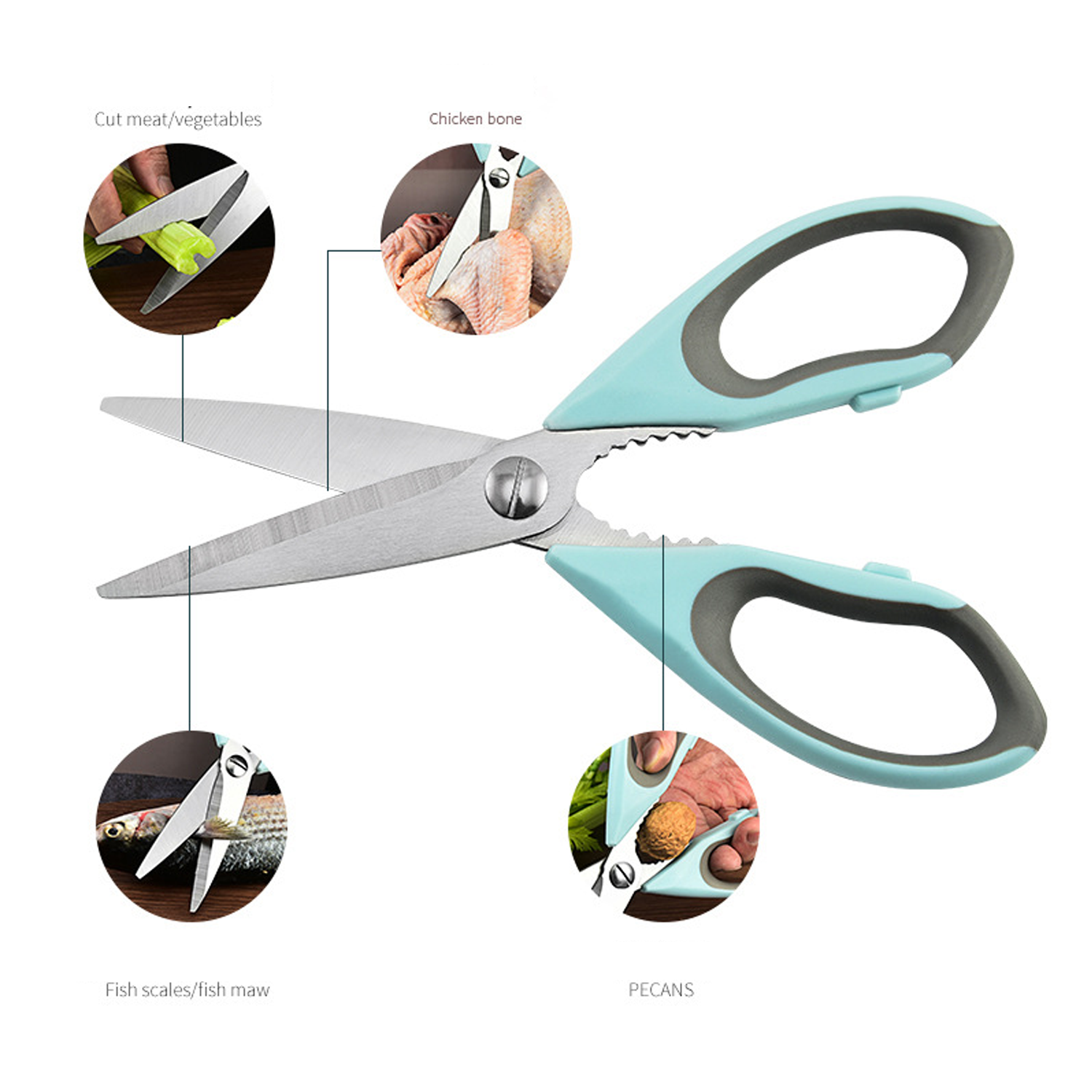 Heavy Duty Meat Scissors 3