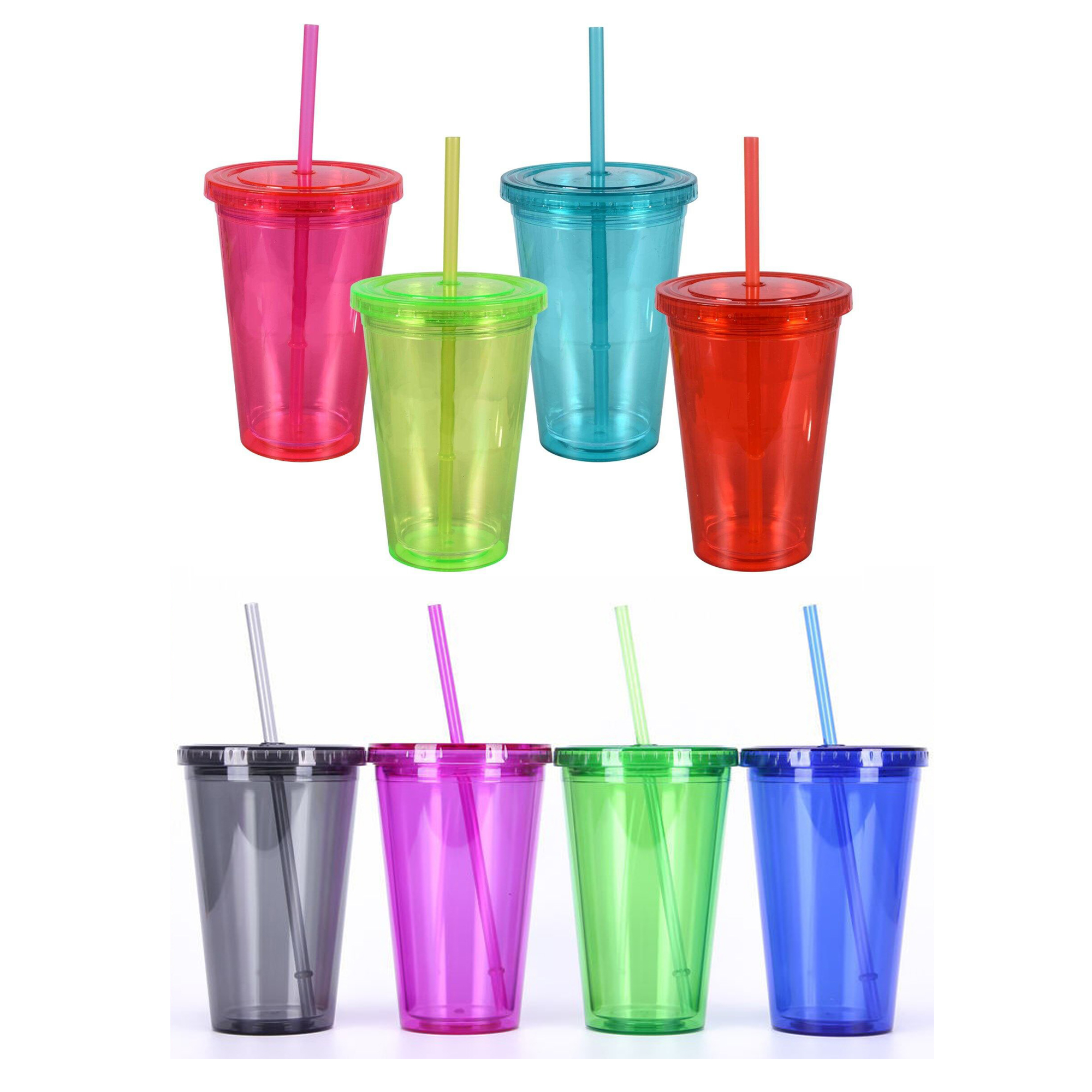 16oz Tumbler with Straw 2