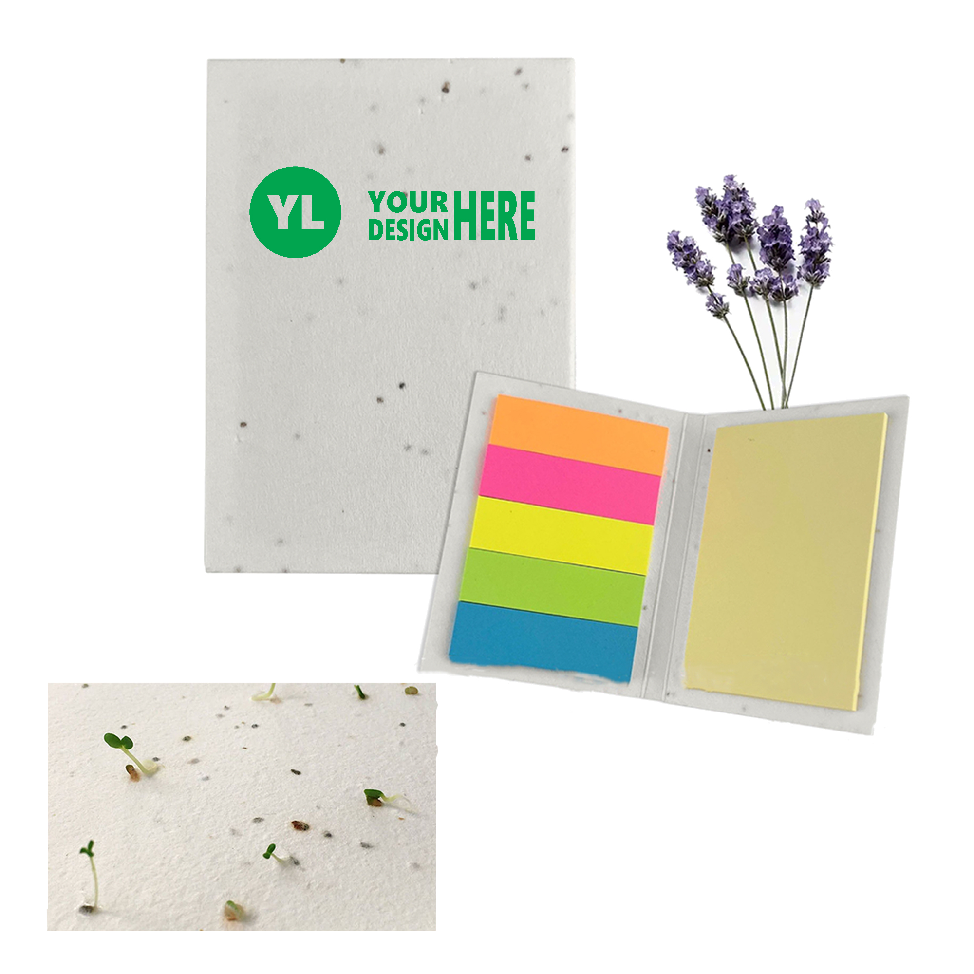 Simple Eco Recycled Self Adhesive Notebook MOQ 50 2