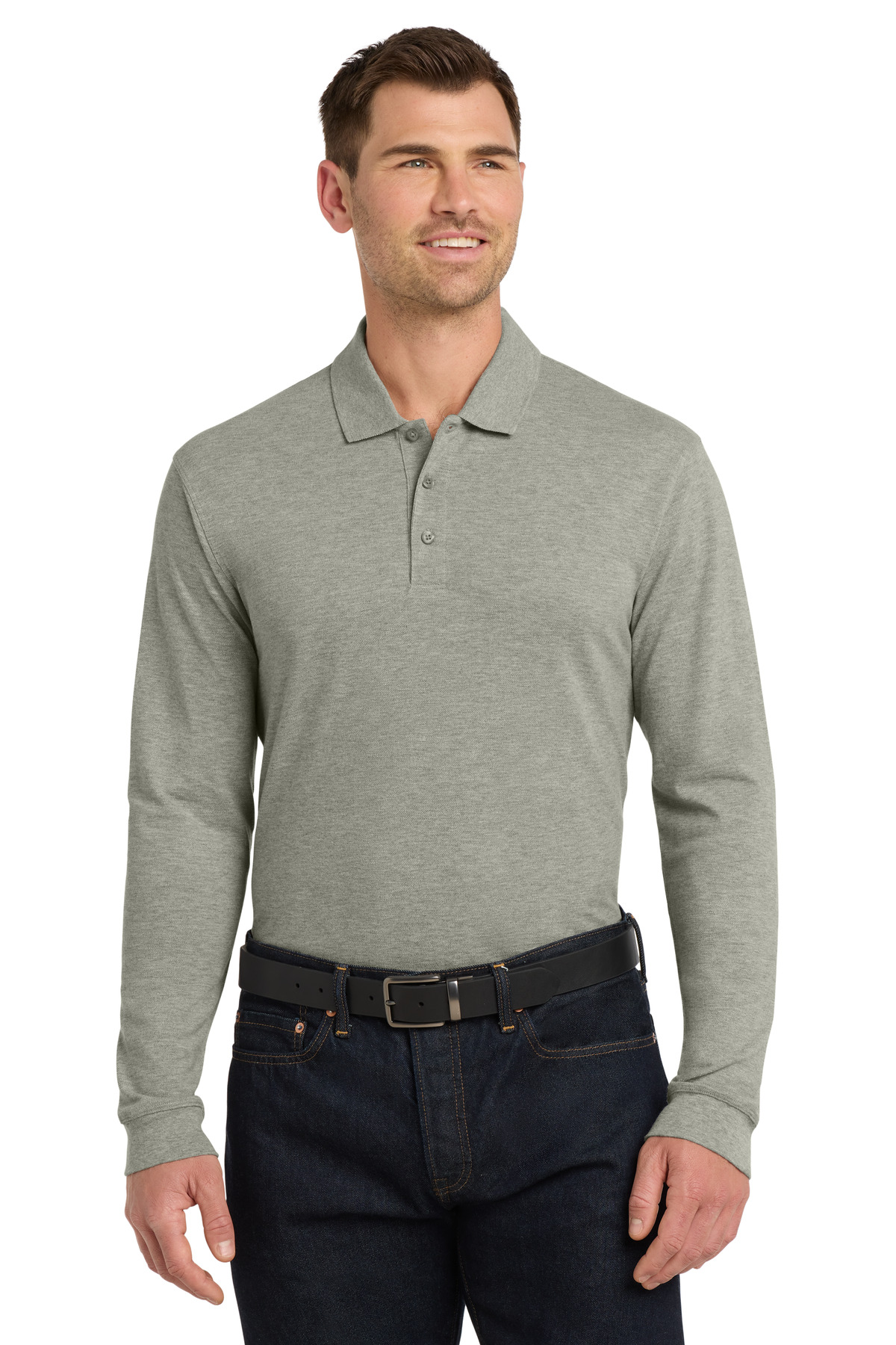 Port Authority EZCotton Long Sleeve Polo. K8000LS 4