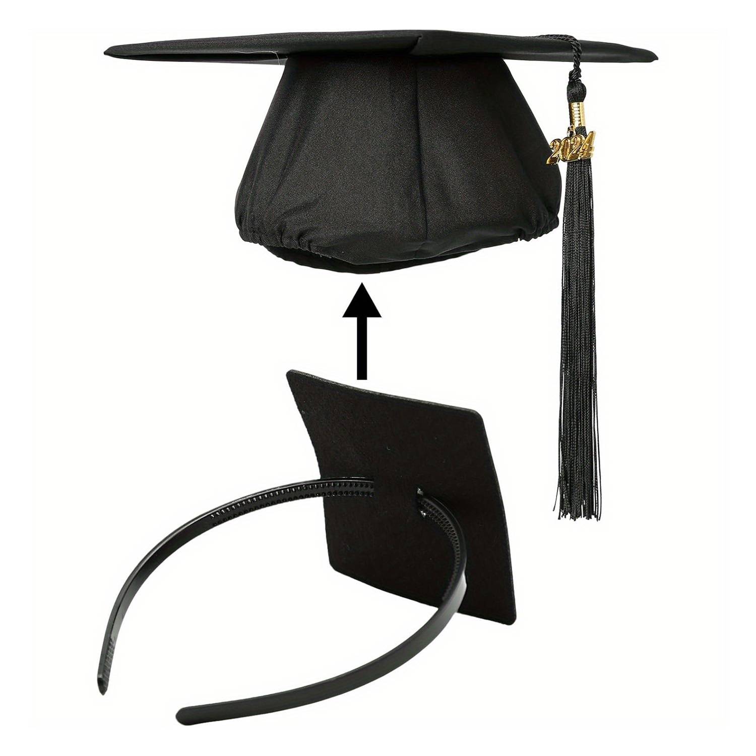 Graduation Mortar Board Strap – Anti-Fall Elastic Headband 3
