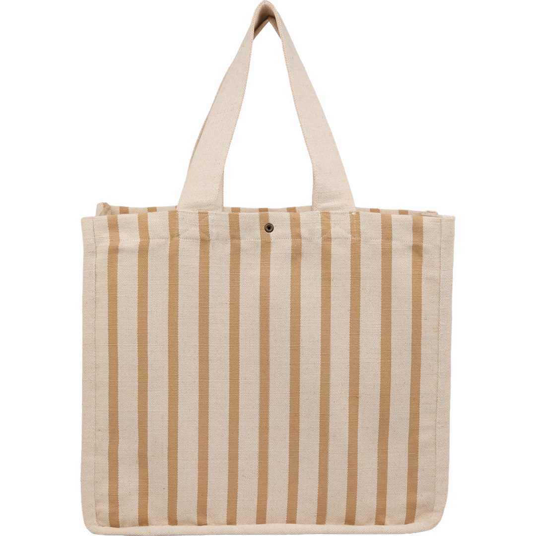 FEED Cotton and Jute Striped Tote 50