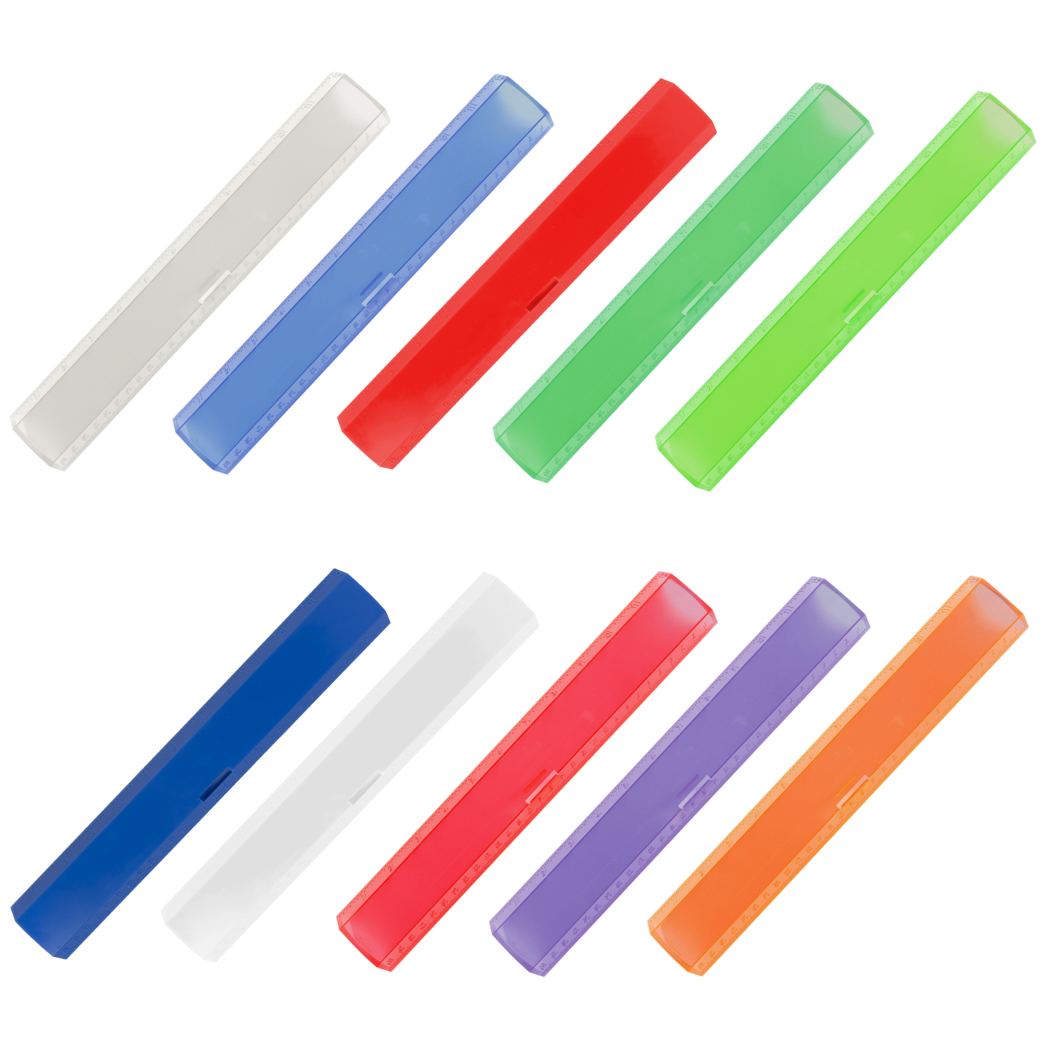 12 inch Ruler with Pencil Holder 3