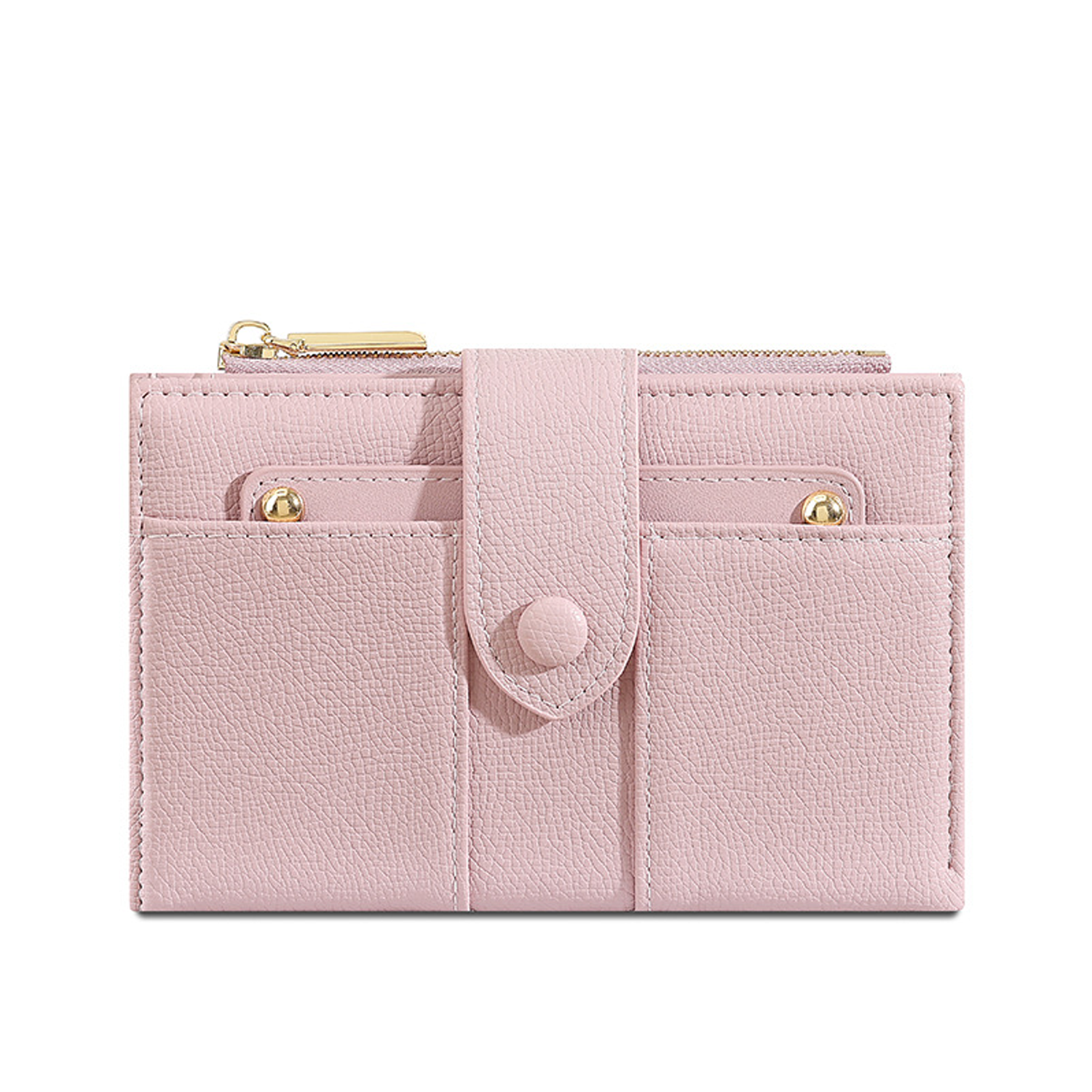 Stylish Women's PU Wallet - Foldable Card & Coin Holder 2