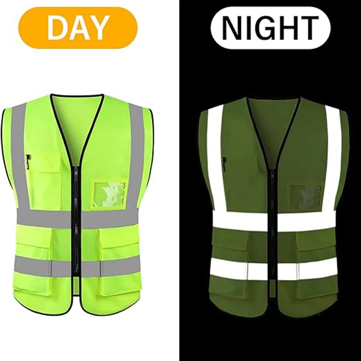ANSI/ISEA Standards High Visibility Reflective Safety Vest 6