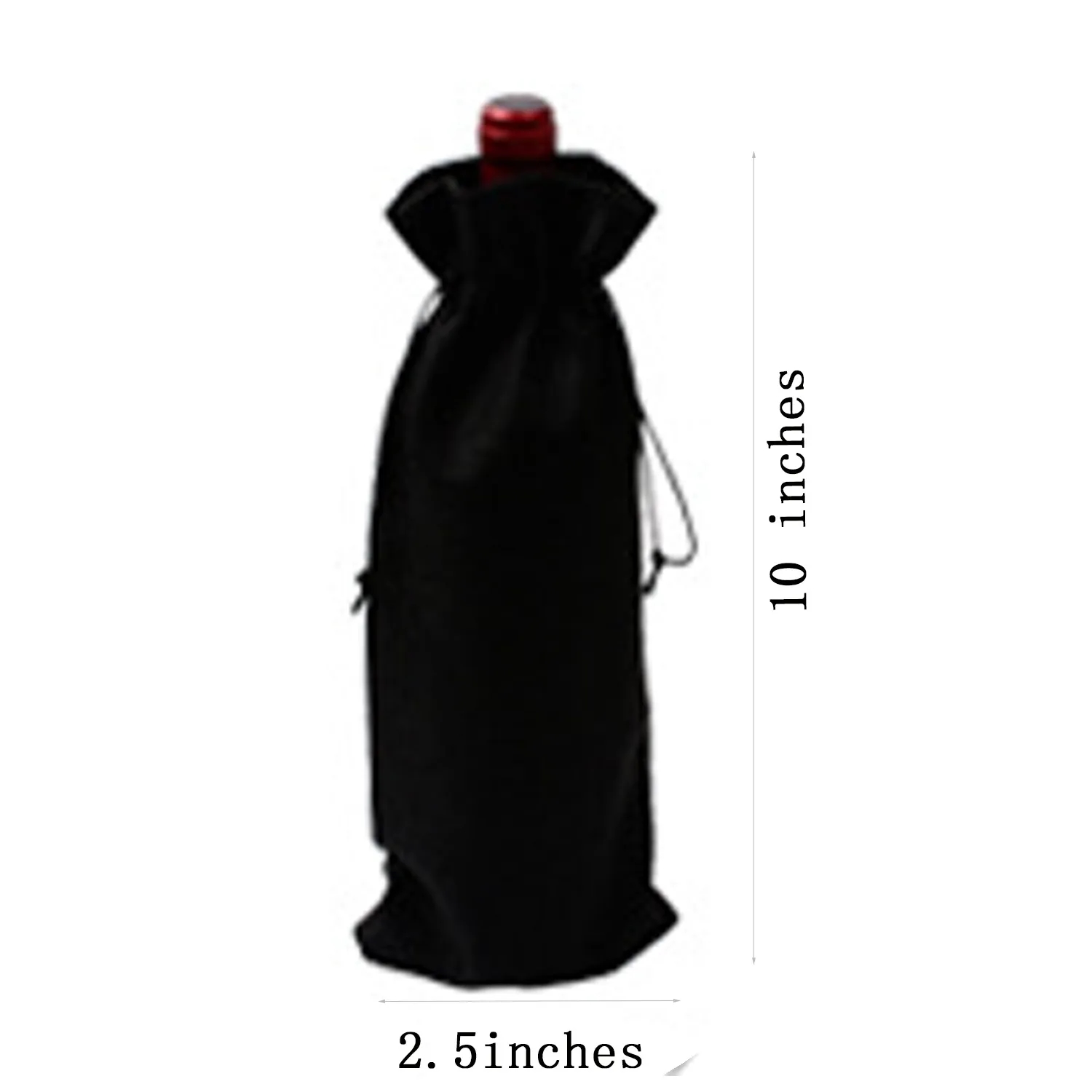 Drawstring Wine Bottle Bag 7