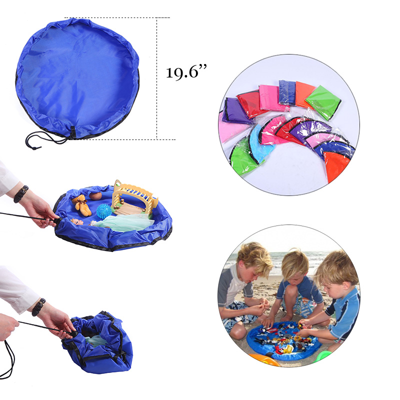 Portable Tidy Up Toy Storage Bag With Drawstring 1