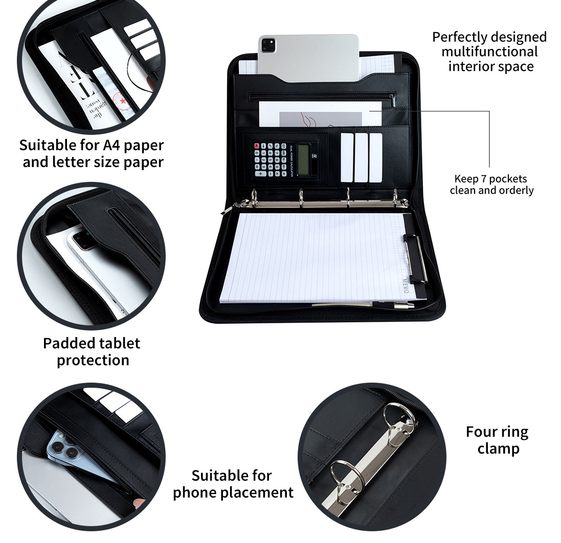 A4 Padfolio Office Organizer 1