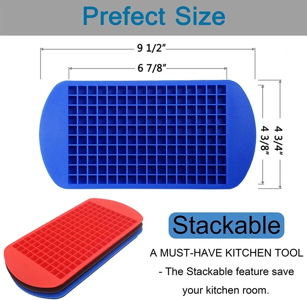 160 Silicone Ice Cube Trays 2