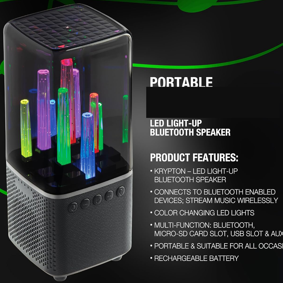Color Changing Wireless LED Speaker 3