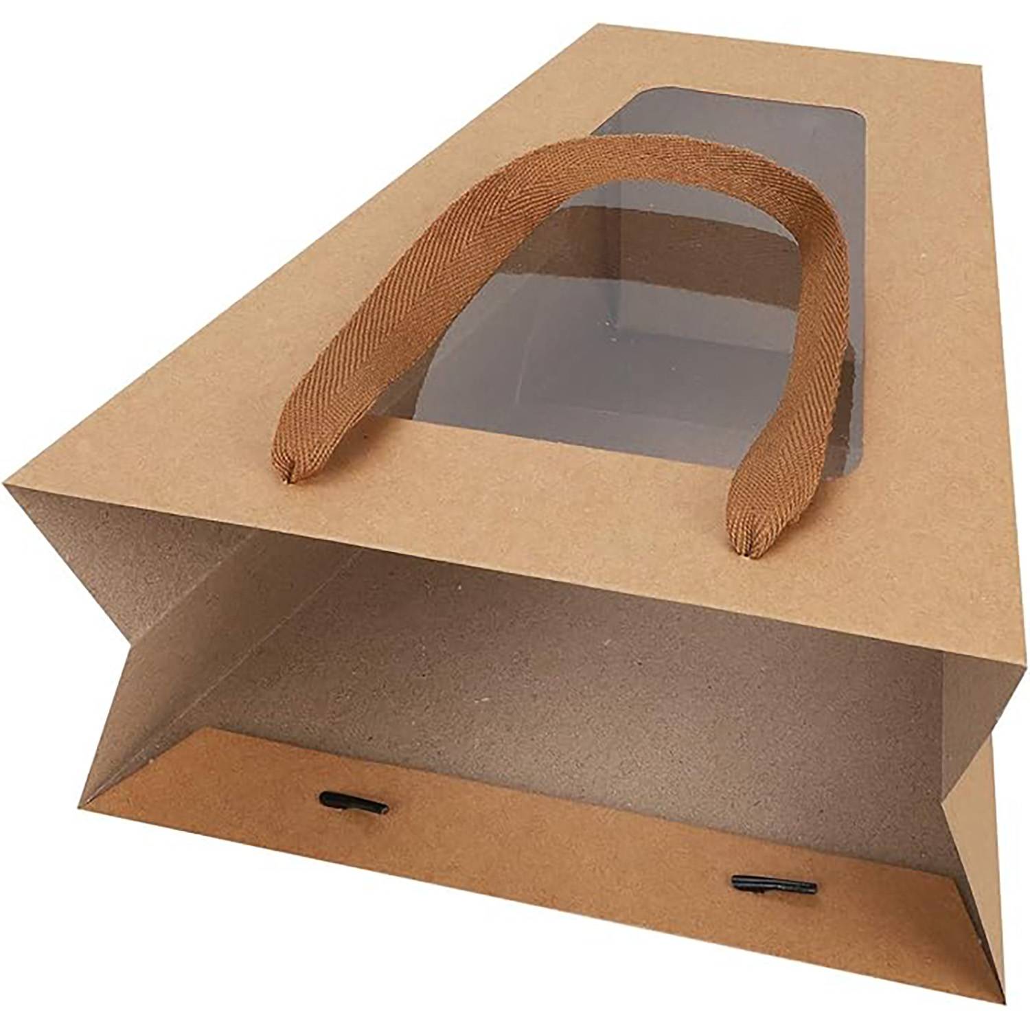 Trapezoid Paper Bag W/ Window 3