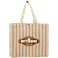 FEED Cotton and Jute Striped Tote 30