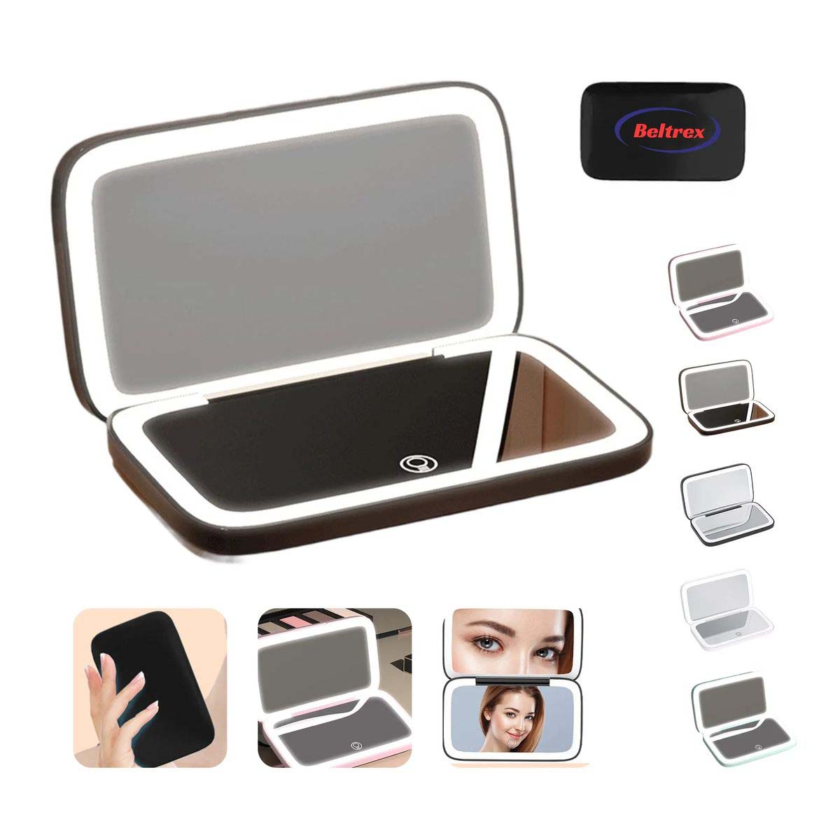 Portable Makeup Mirror with Type C Charging 5