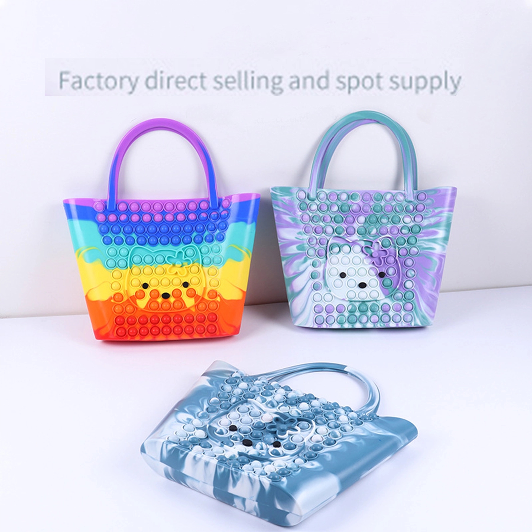 Cat Silicone Fidget Pop Handbag 2