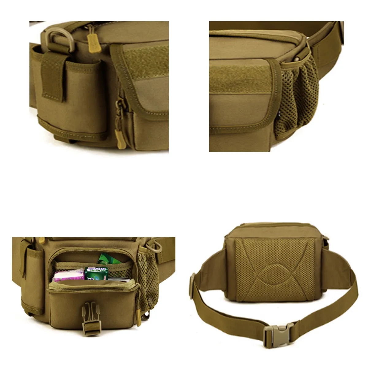 Multifunctional Adjustable Water Resistant Fanny Pack 5