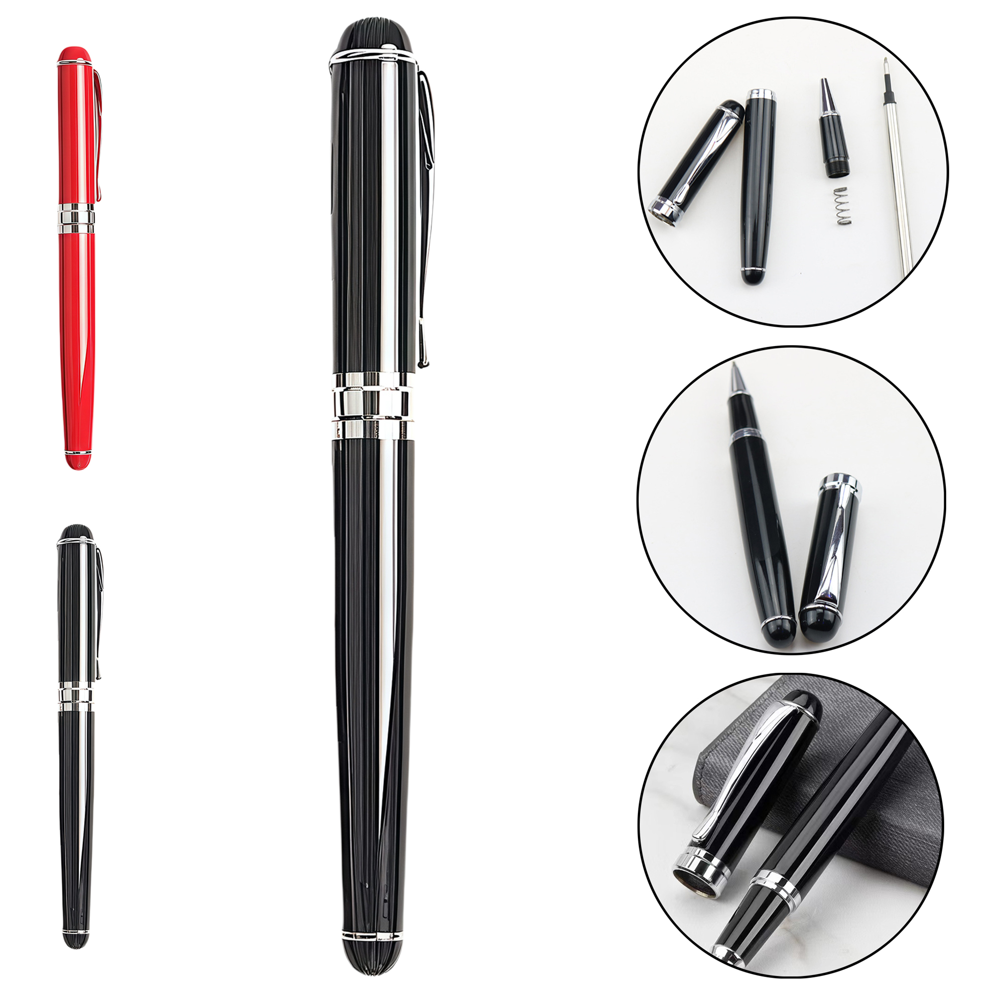 Metal Ballpoint Pen Gift Set - Smooth Writing 4
