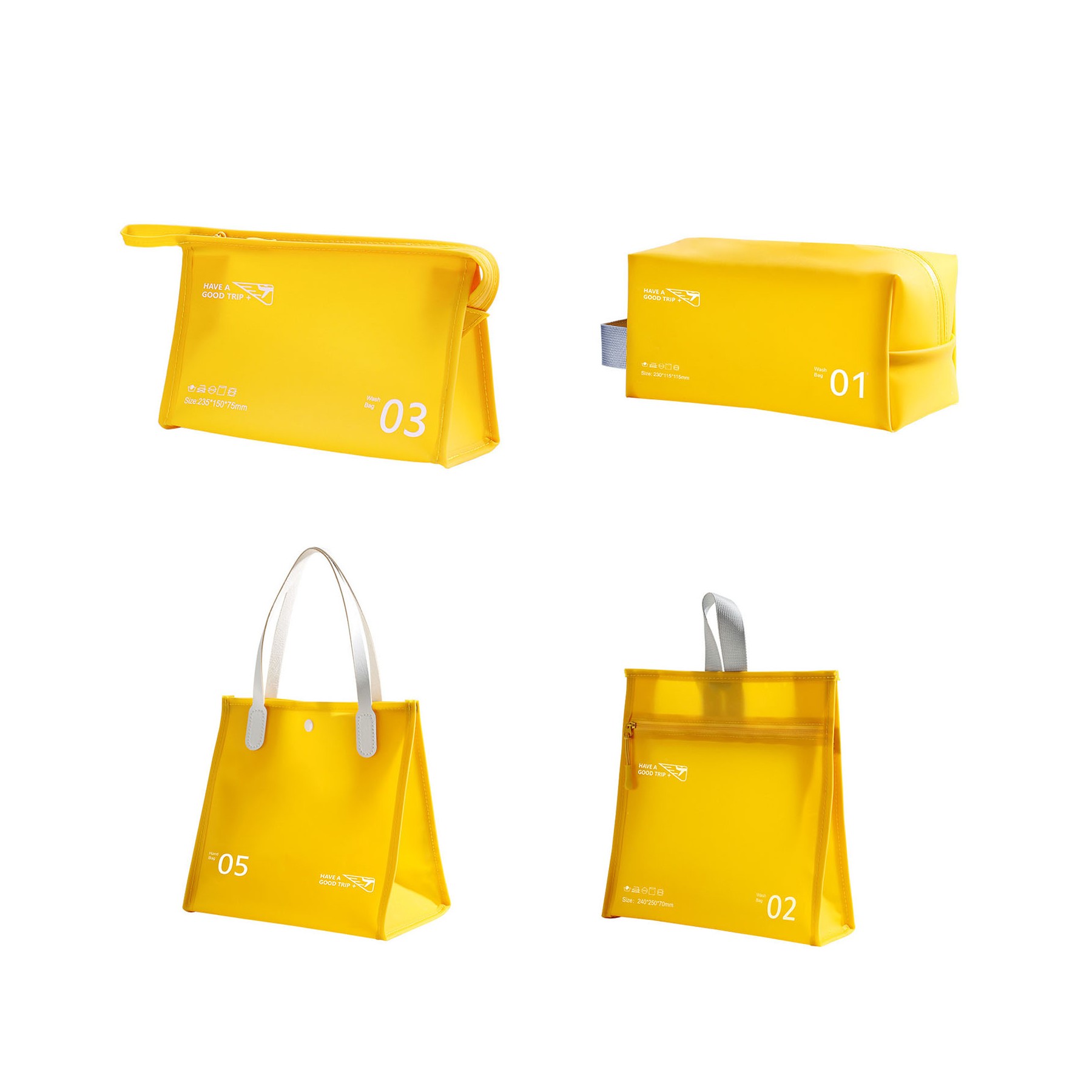 4pcs Colorful PVC Waterproof Bag 3