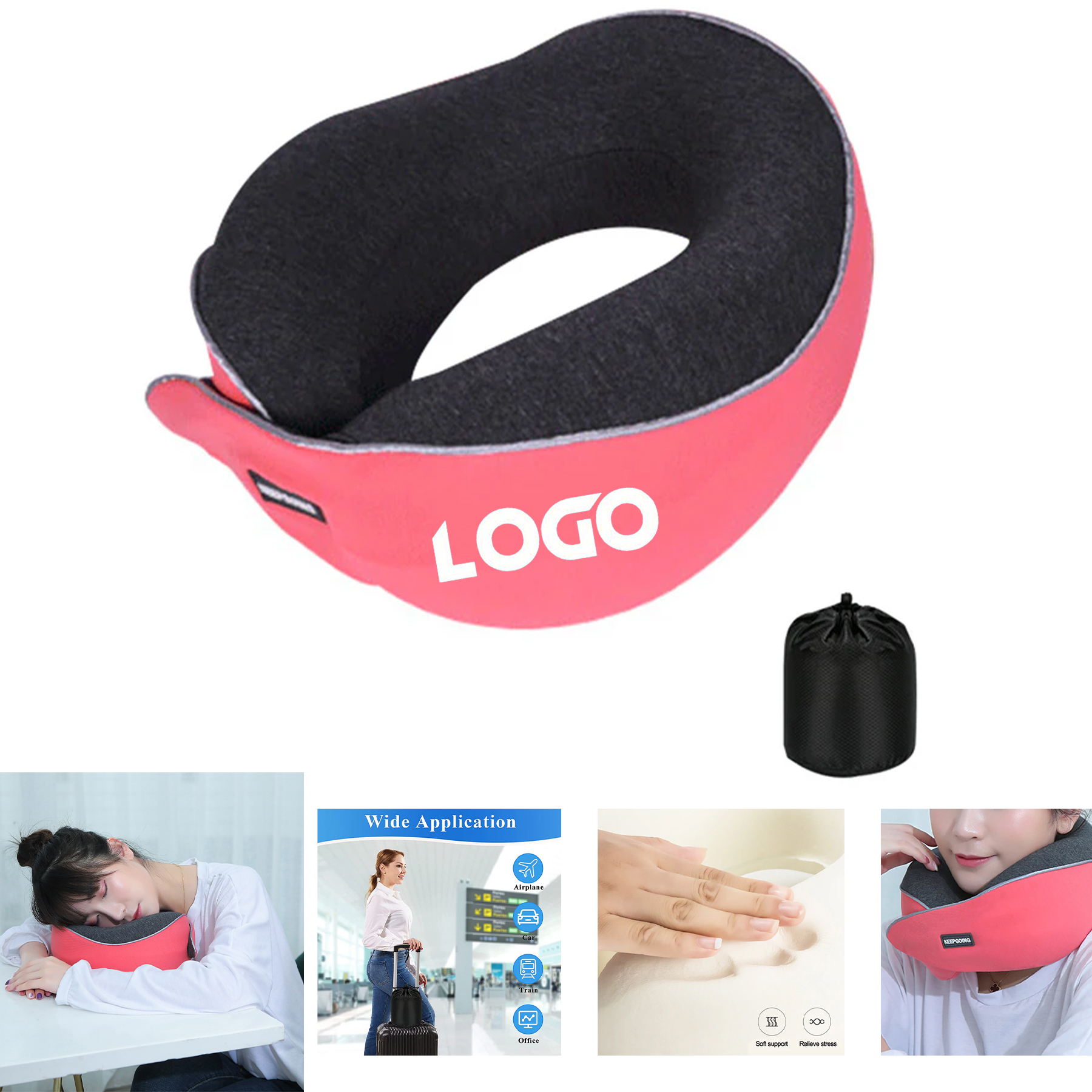 Travel Pillow Memory Foam Neck Pillow 2