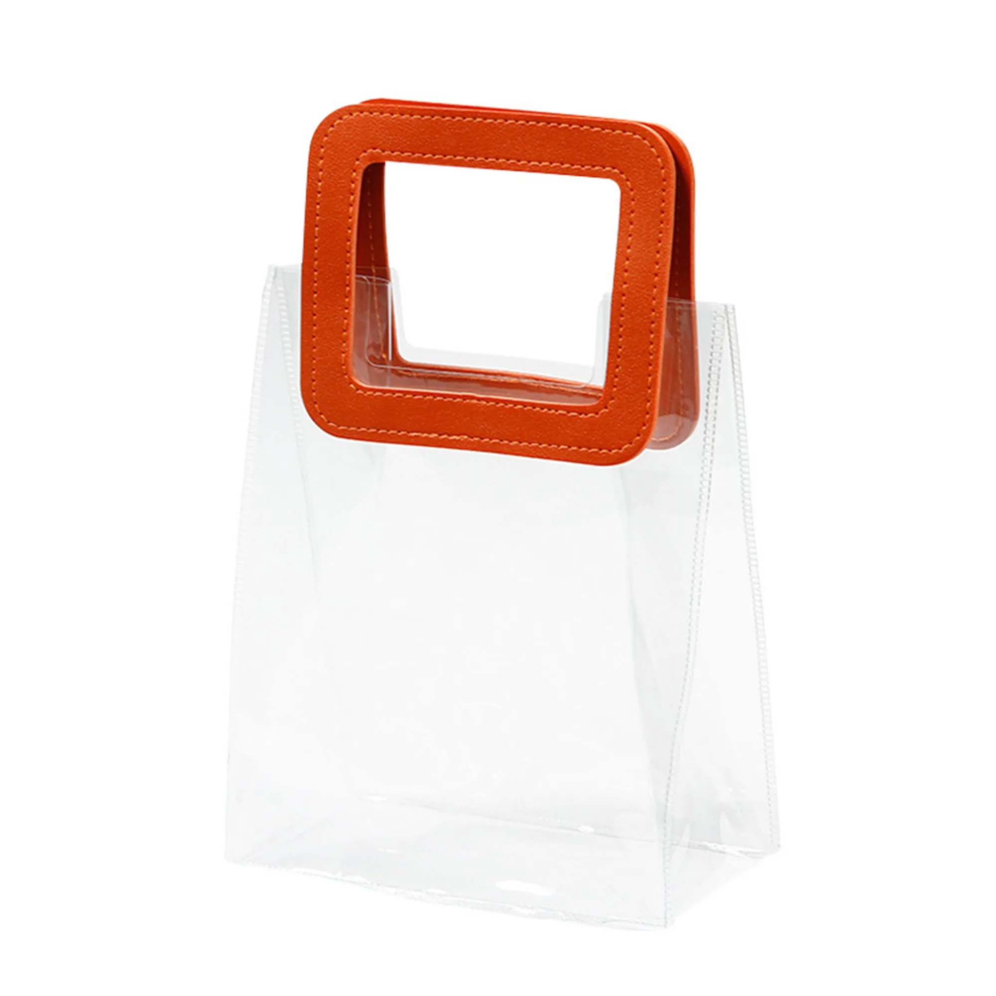 PVC Clear Gift Wrap Tote Bag With Handle 9