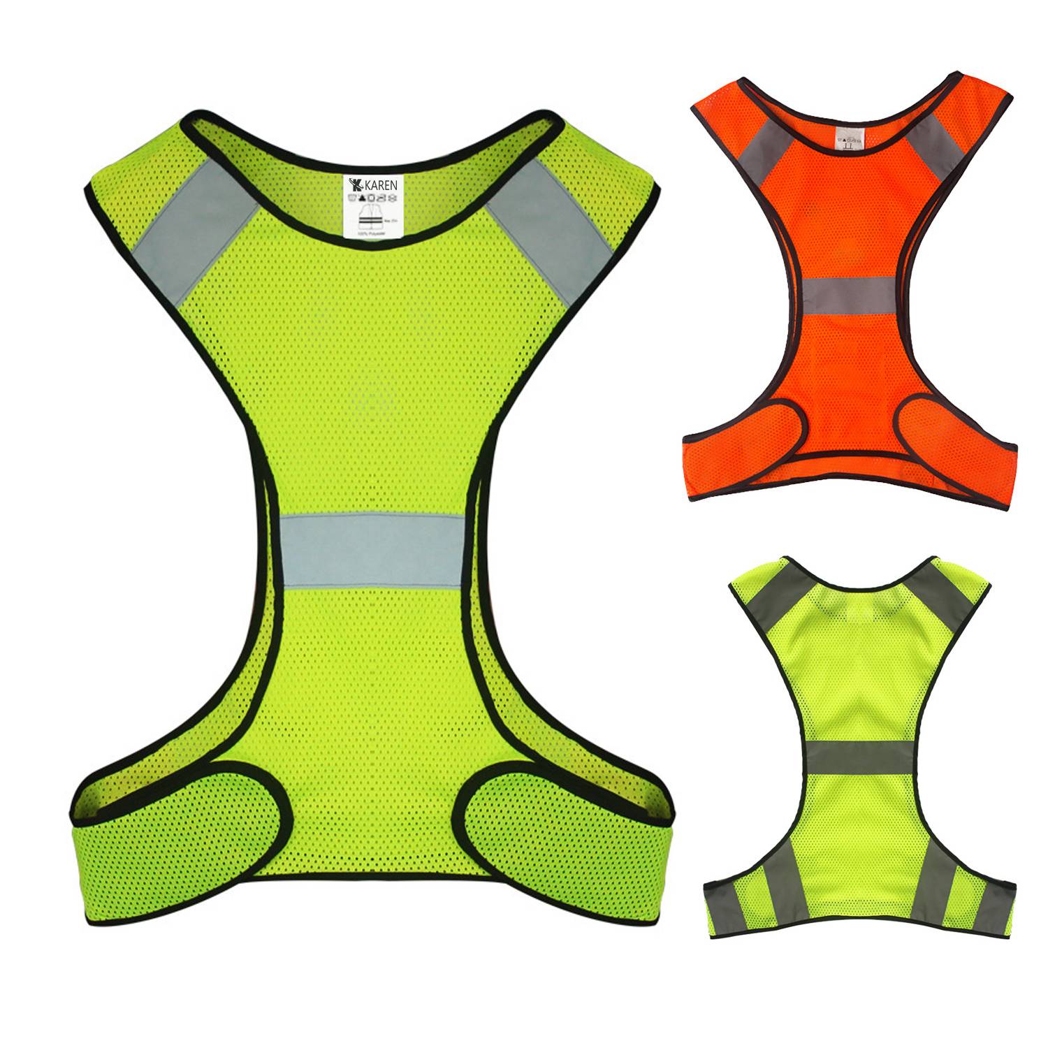 Mesh Hi-Viz Reflective Safety Vest 2
