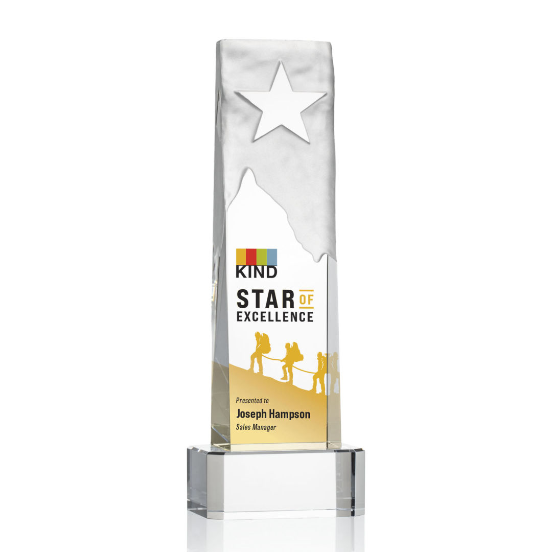 Stapleton Star VividPrint™ Award on Base - Clear 7