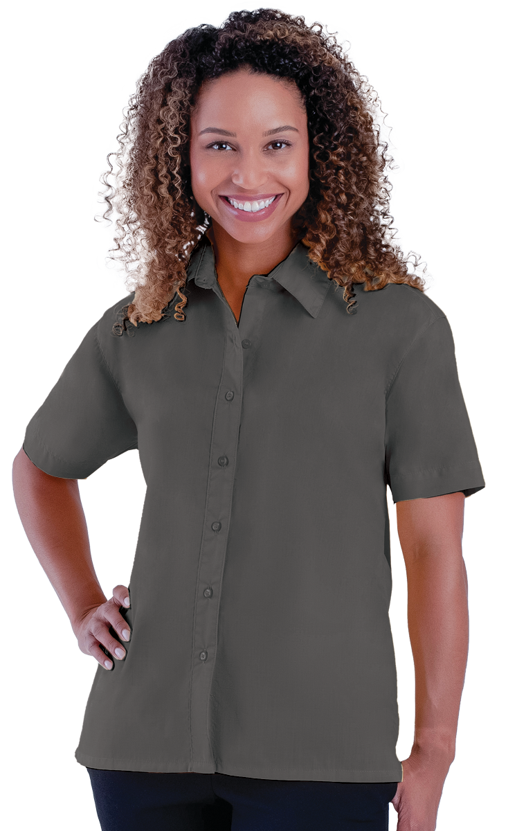 Ladies' Short-Sleeve Value Poplin Shirt 32