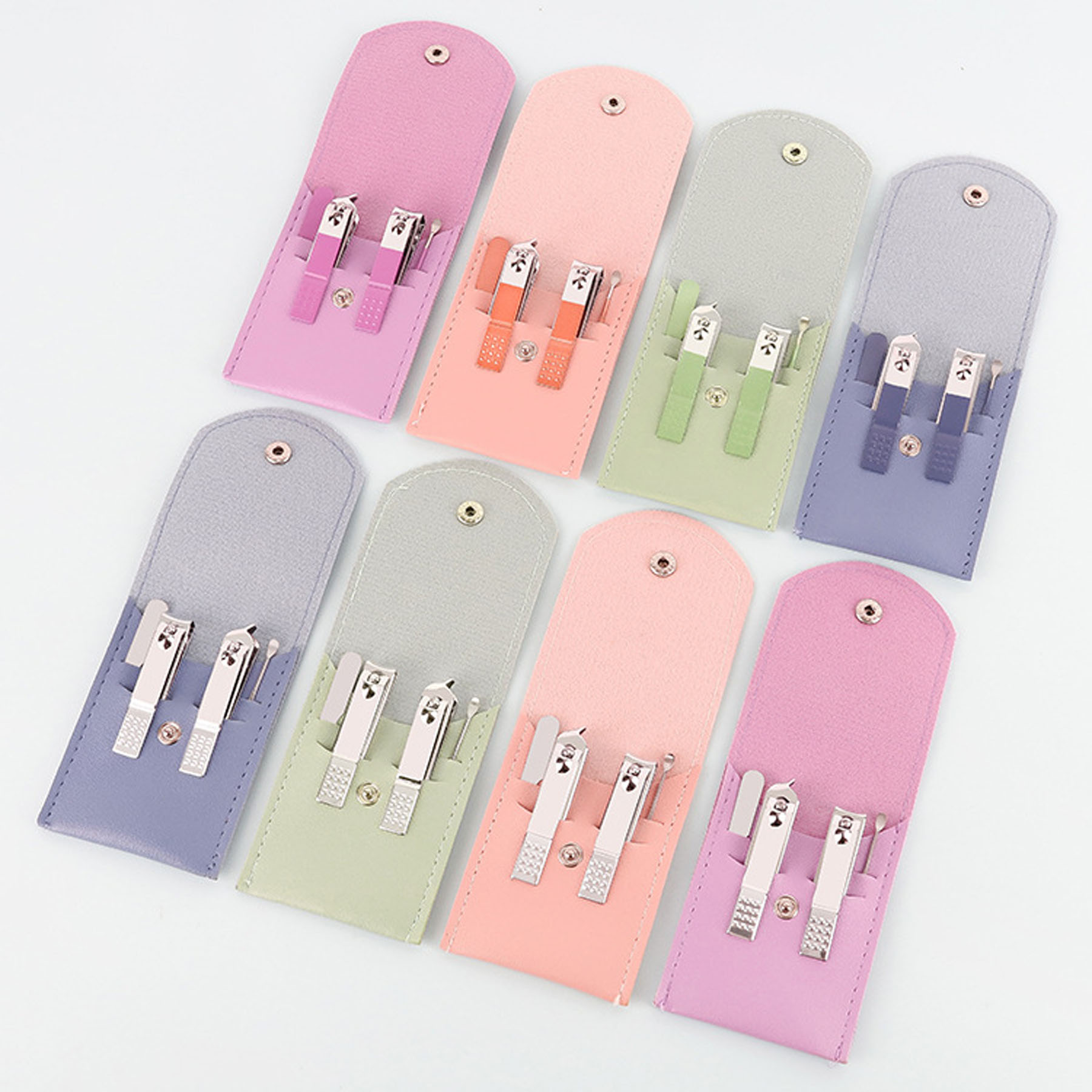 Faux Leather 4-Piece Manicure Kit 2