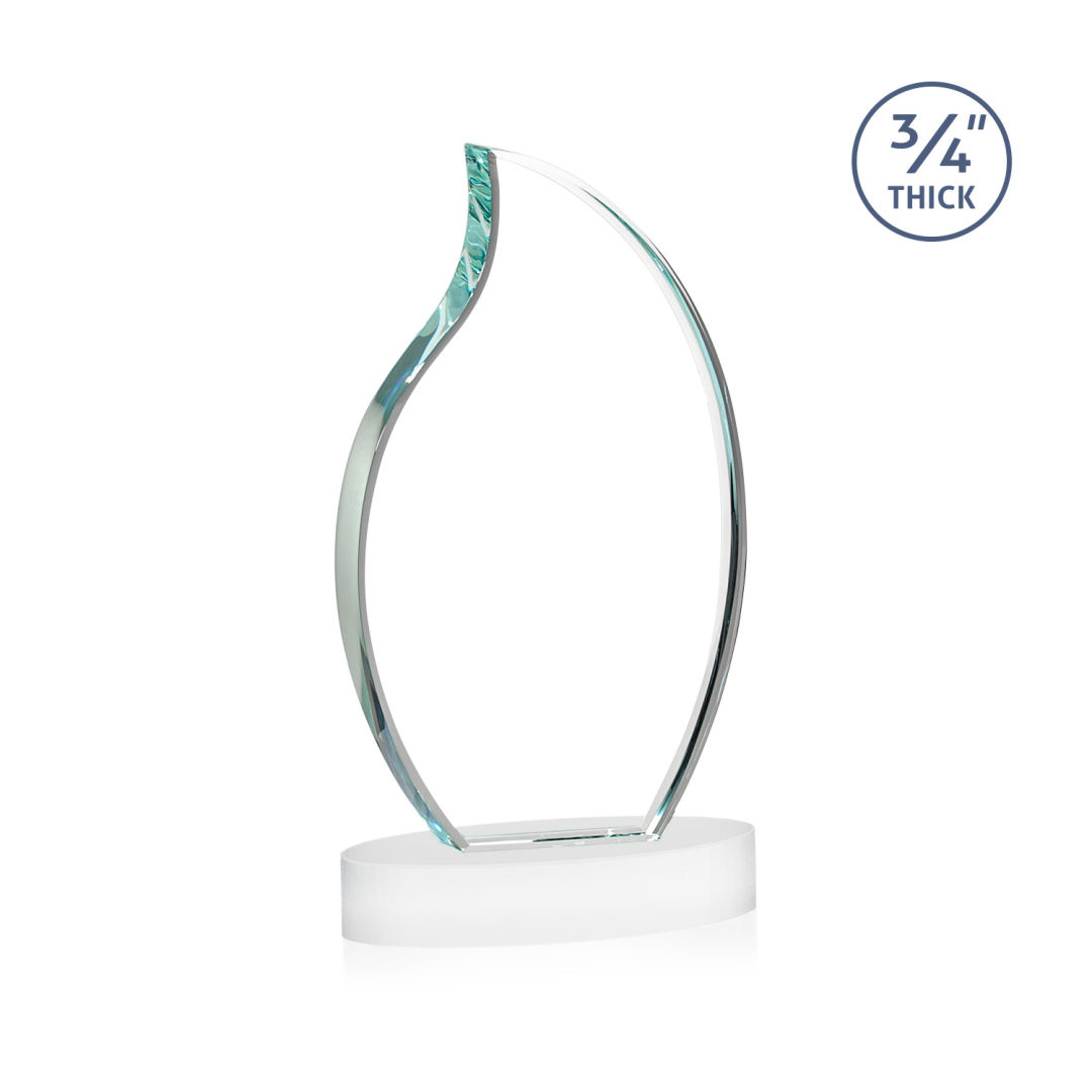 Croydon Flame Award on Alberton Base - White 7