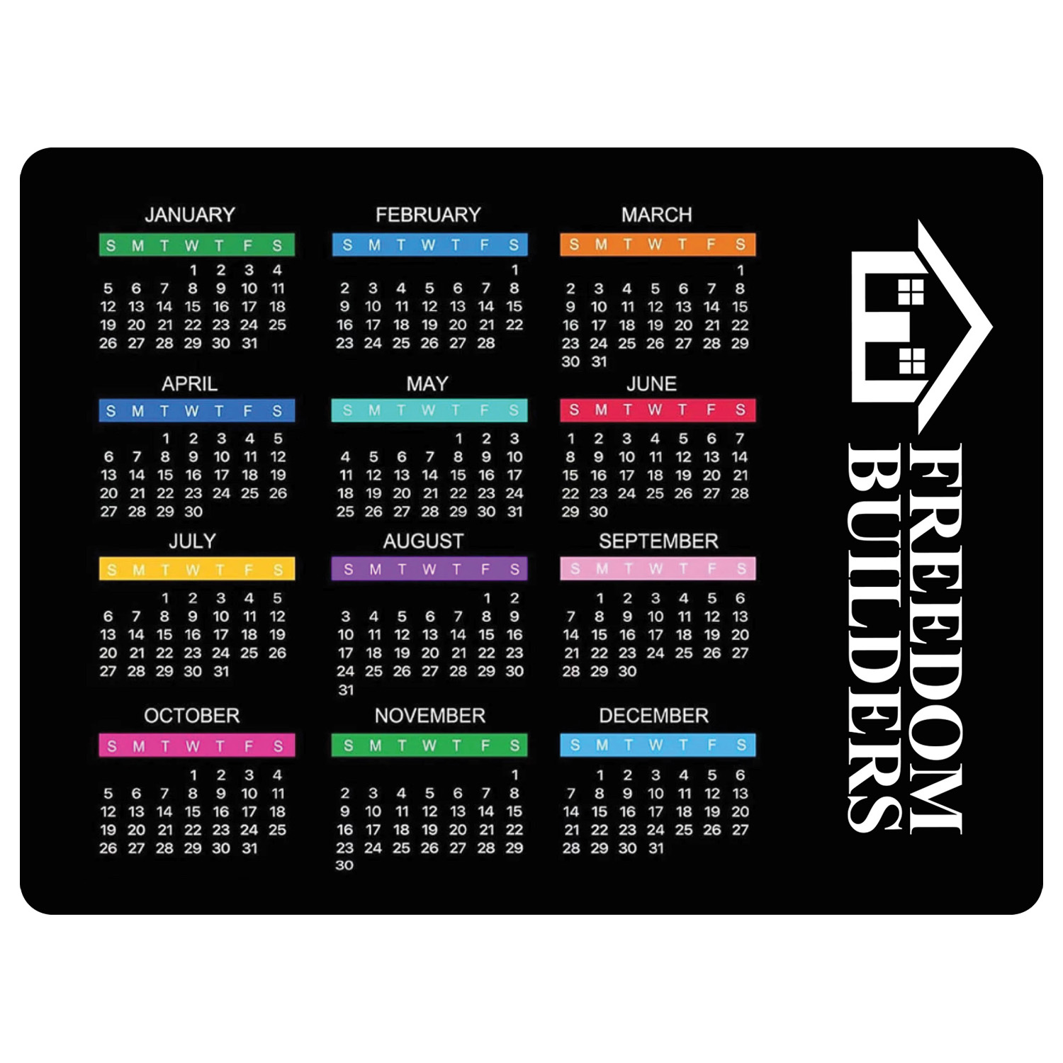 Plastic Mouse Pad with Adhesive Back 1