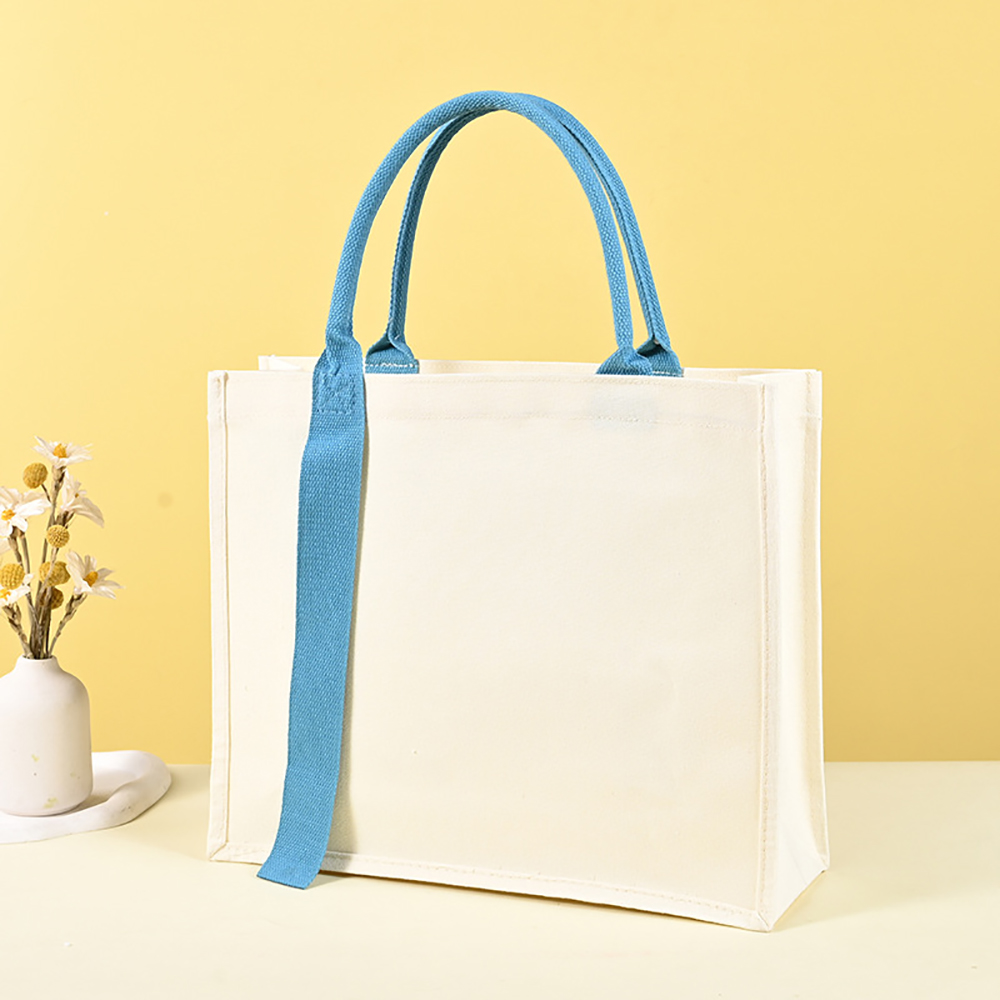 Handheld Canvas Tote Bag, custom tote bag with logo imprint 7