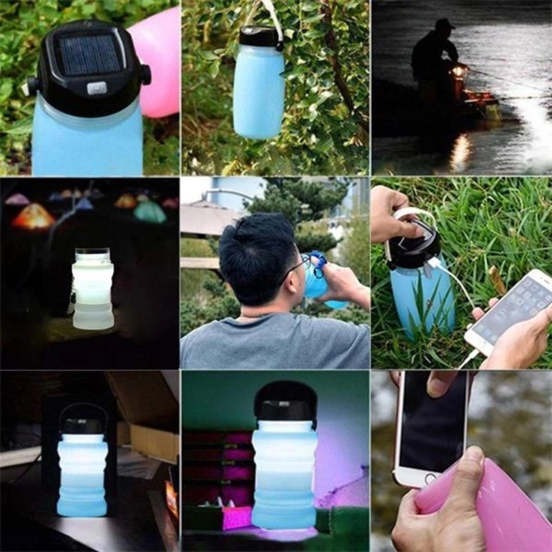 Folable Led Solar Kettle Camping Lamp 4