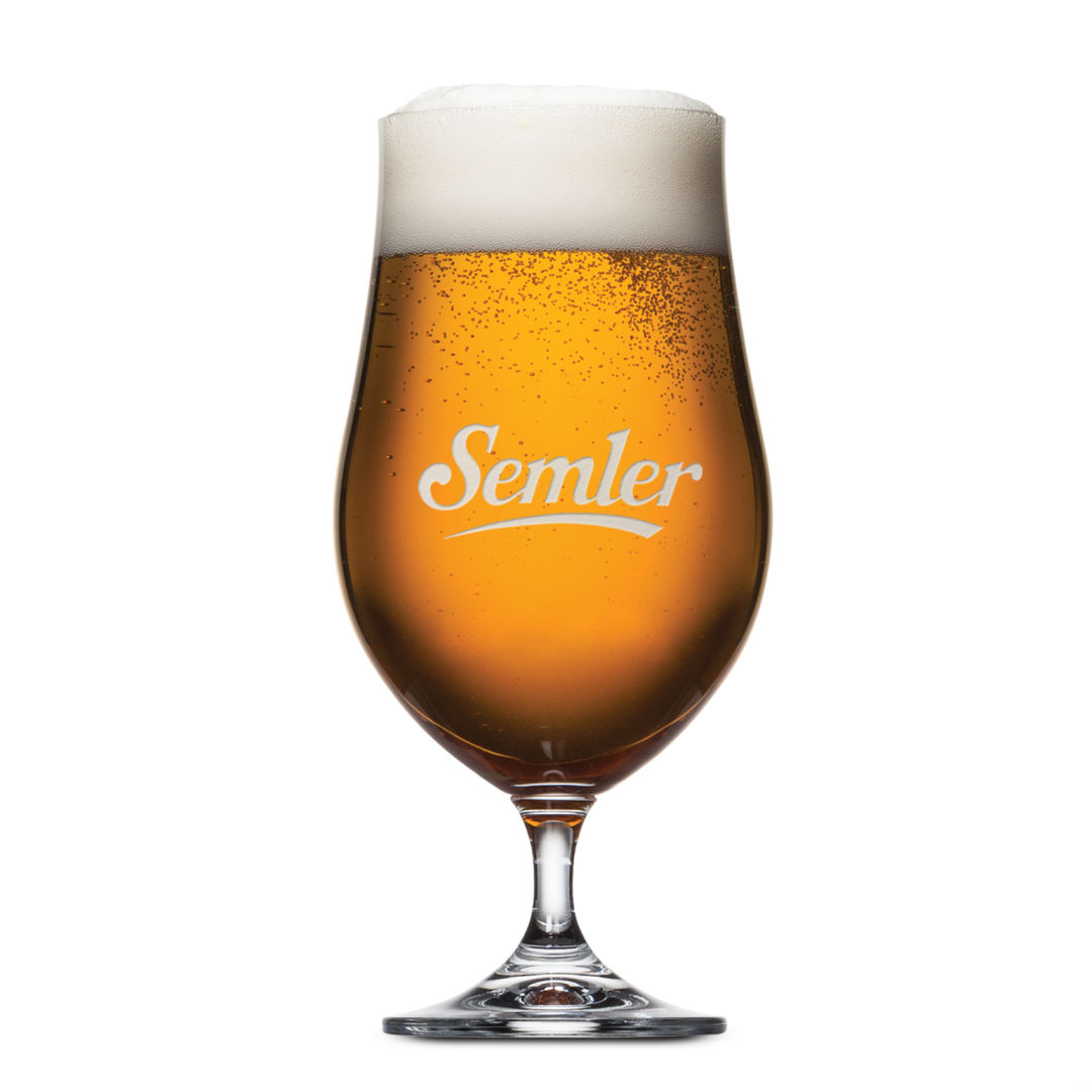 Rochdale Beer Glass - Deep Etch 7